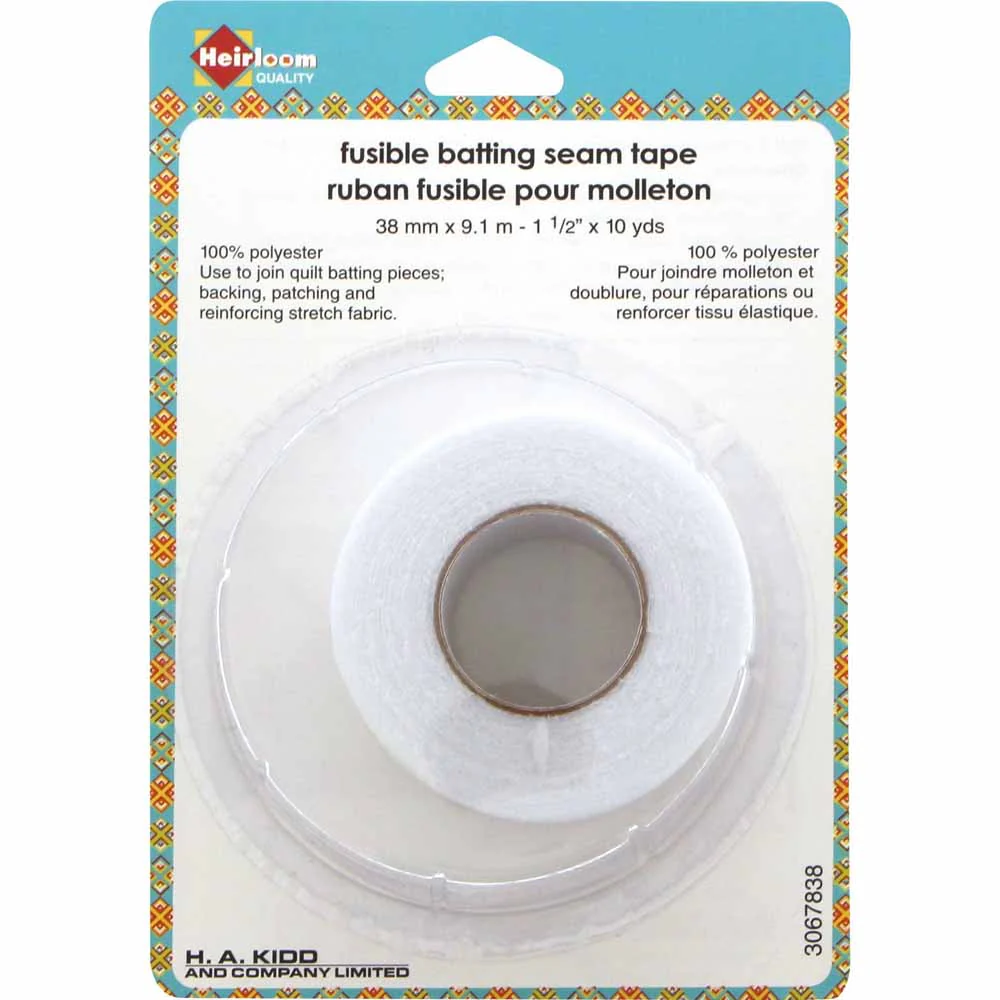 Heirloom Fusible Batting Tape 38mm x 10yds