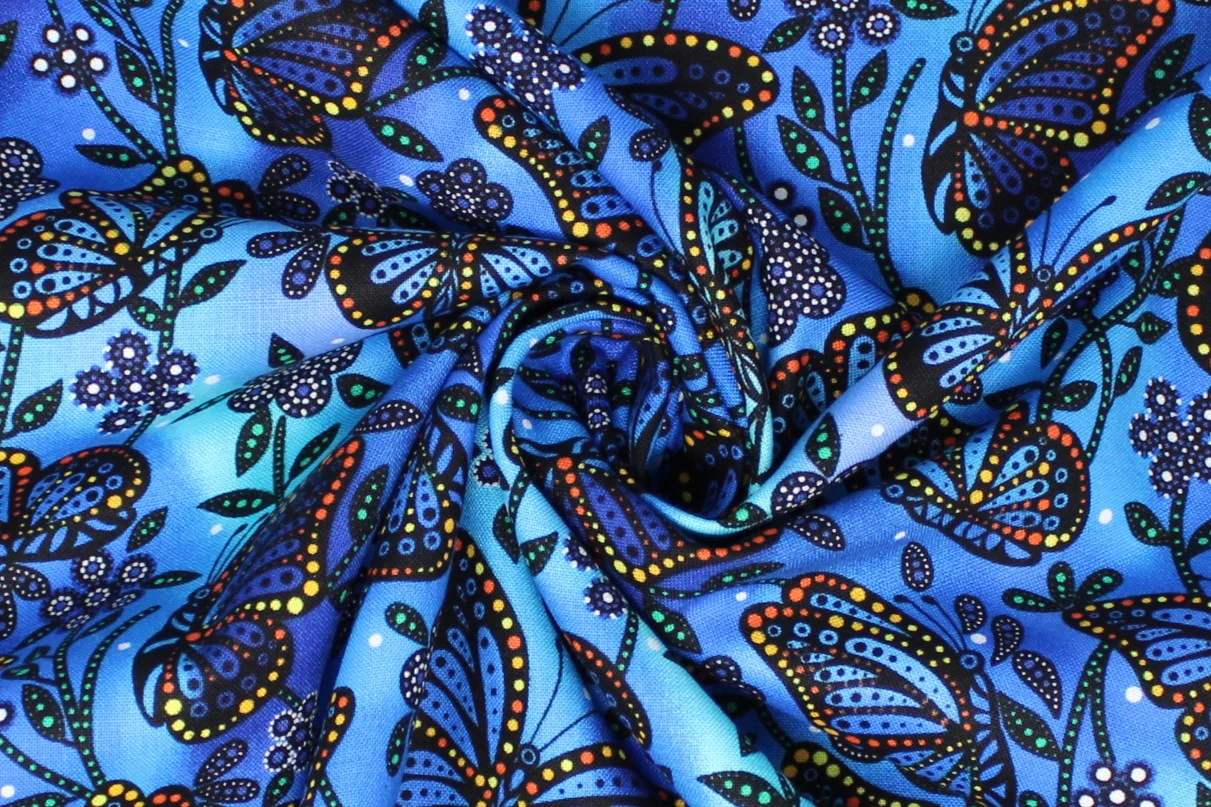 Butterflies - 45" - 100% cotton - Image 4