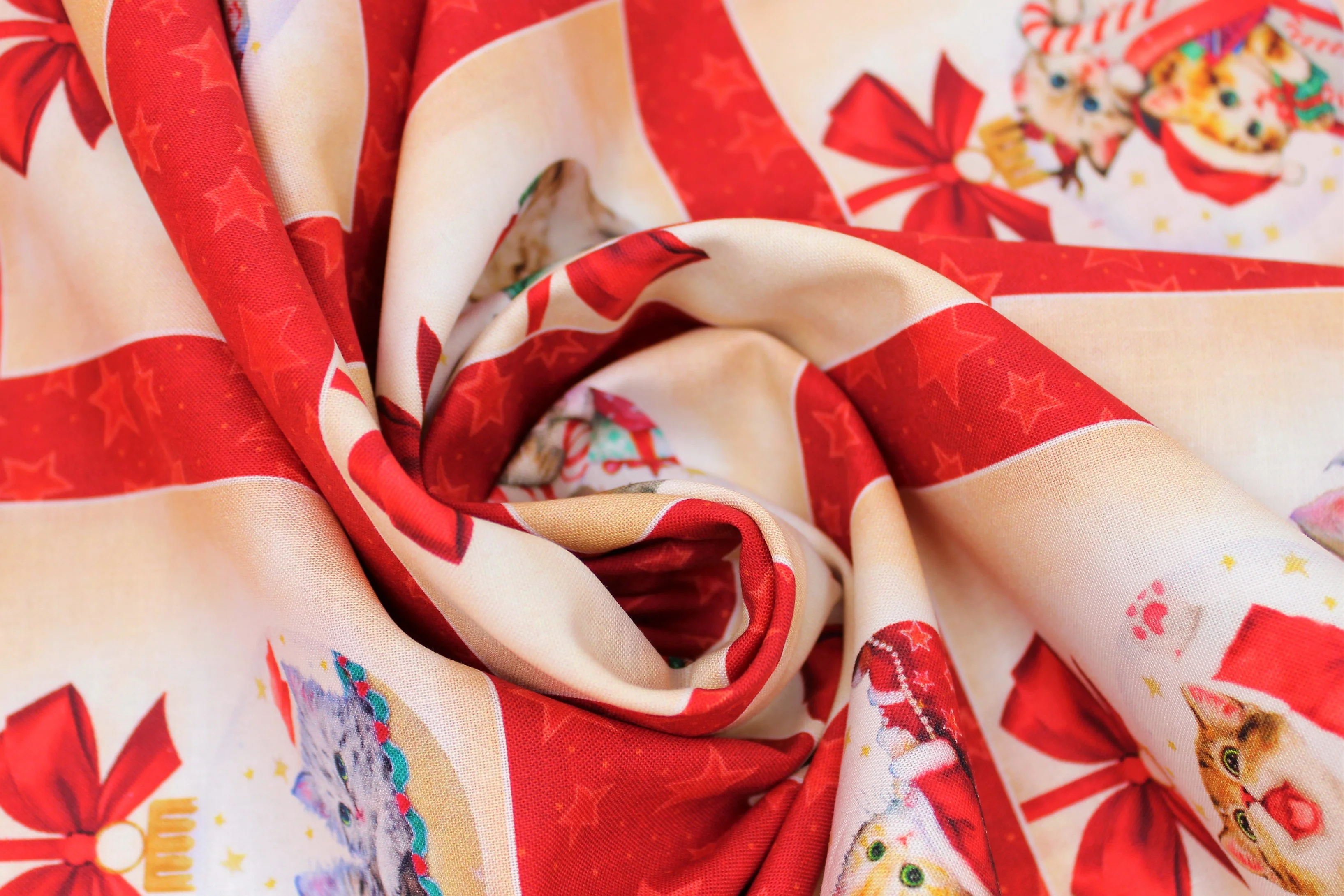 Kitten Christmas - 45" - 100% Cotton - Image 14