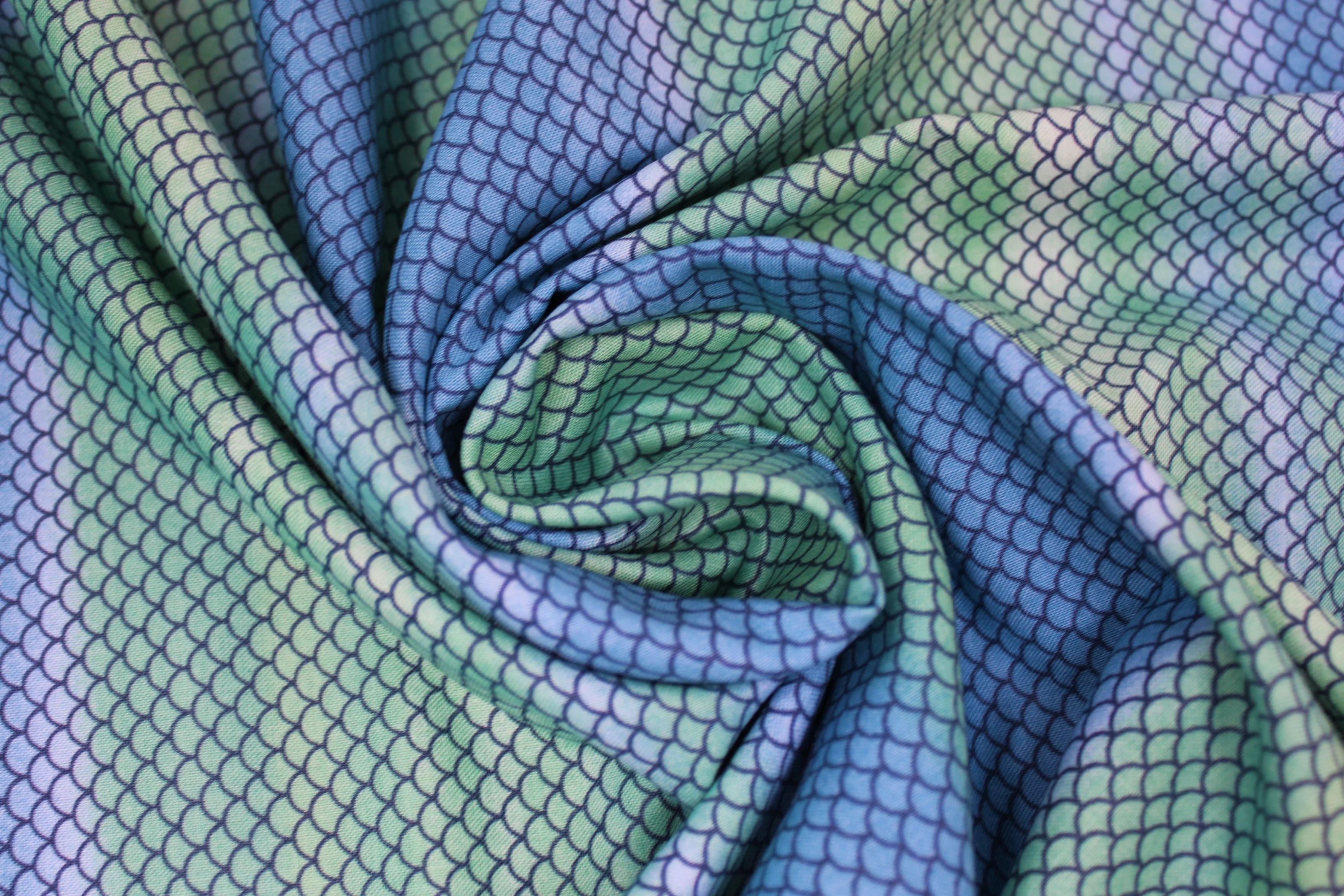 Mermaid in Blue Jeans - 45" - 100% Cotton - Image 5