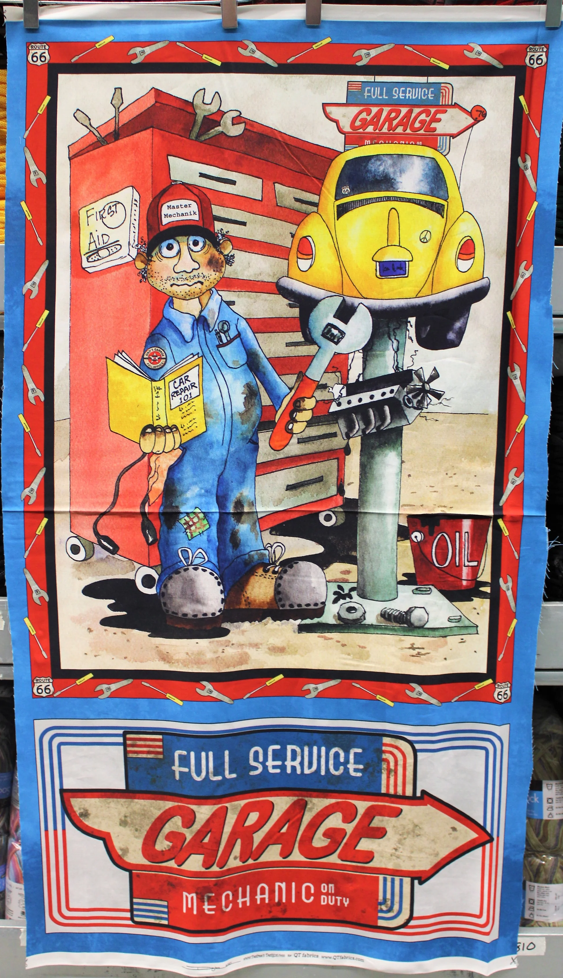 Mister Mechanic - 45" - 100% Cotton - Image 2