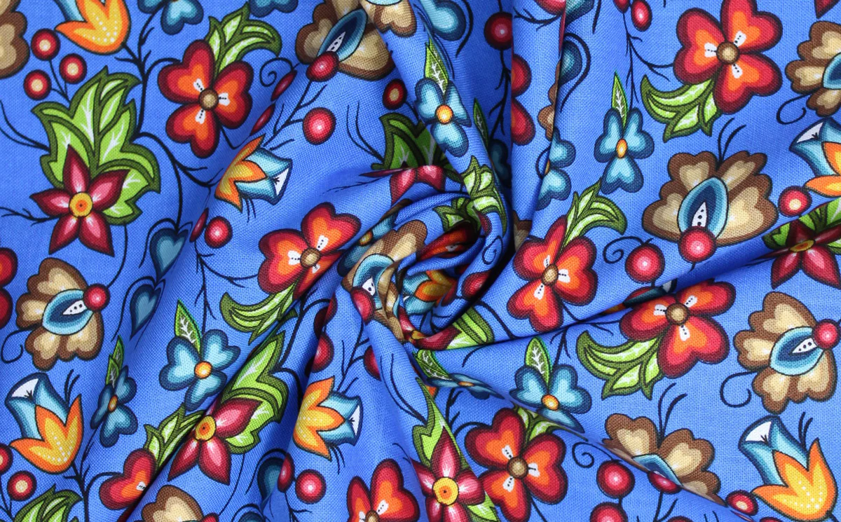 Native Floral 2 - 45" - 100% cotton - Image 13