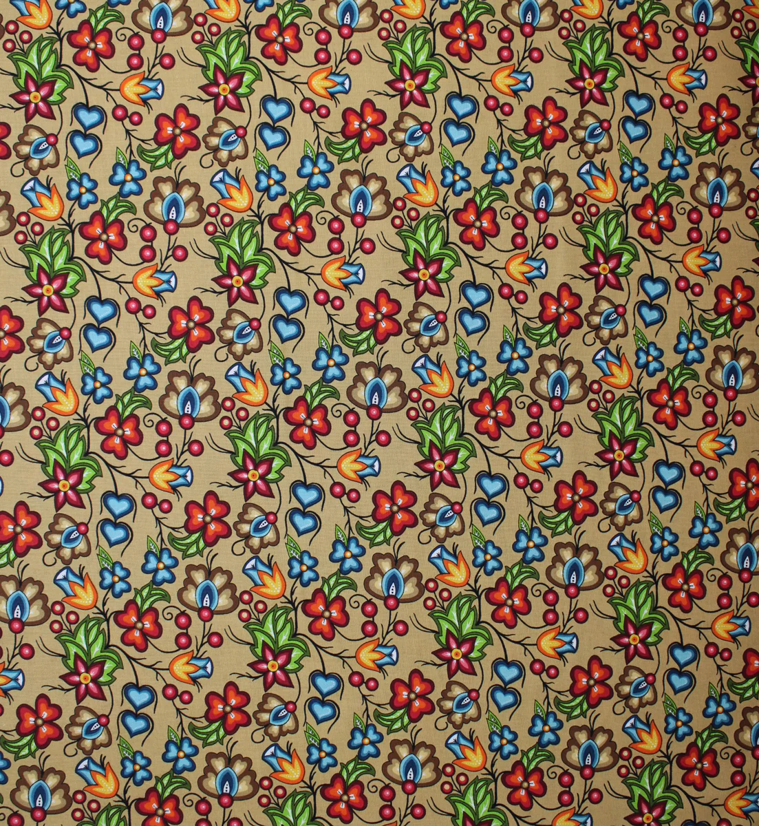 Native Floral 2 - 45" - 100% cotton - Image 2
