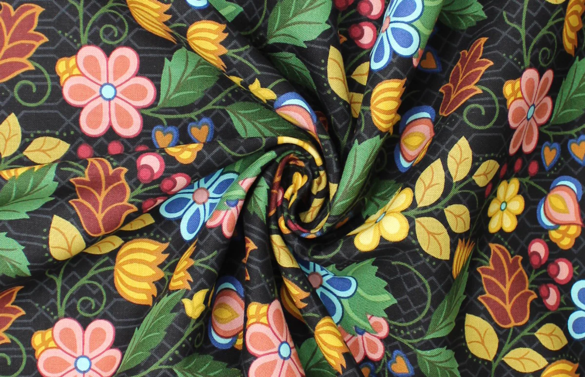 Native Floral 4 - 45" - 100% cotton - Image 4