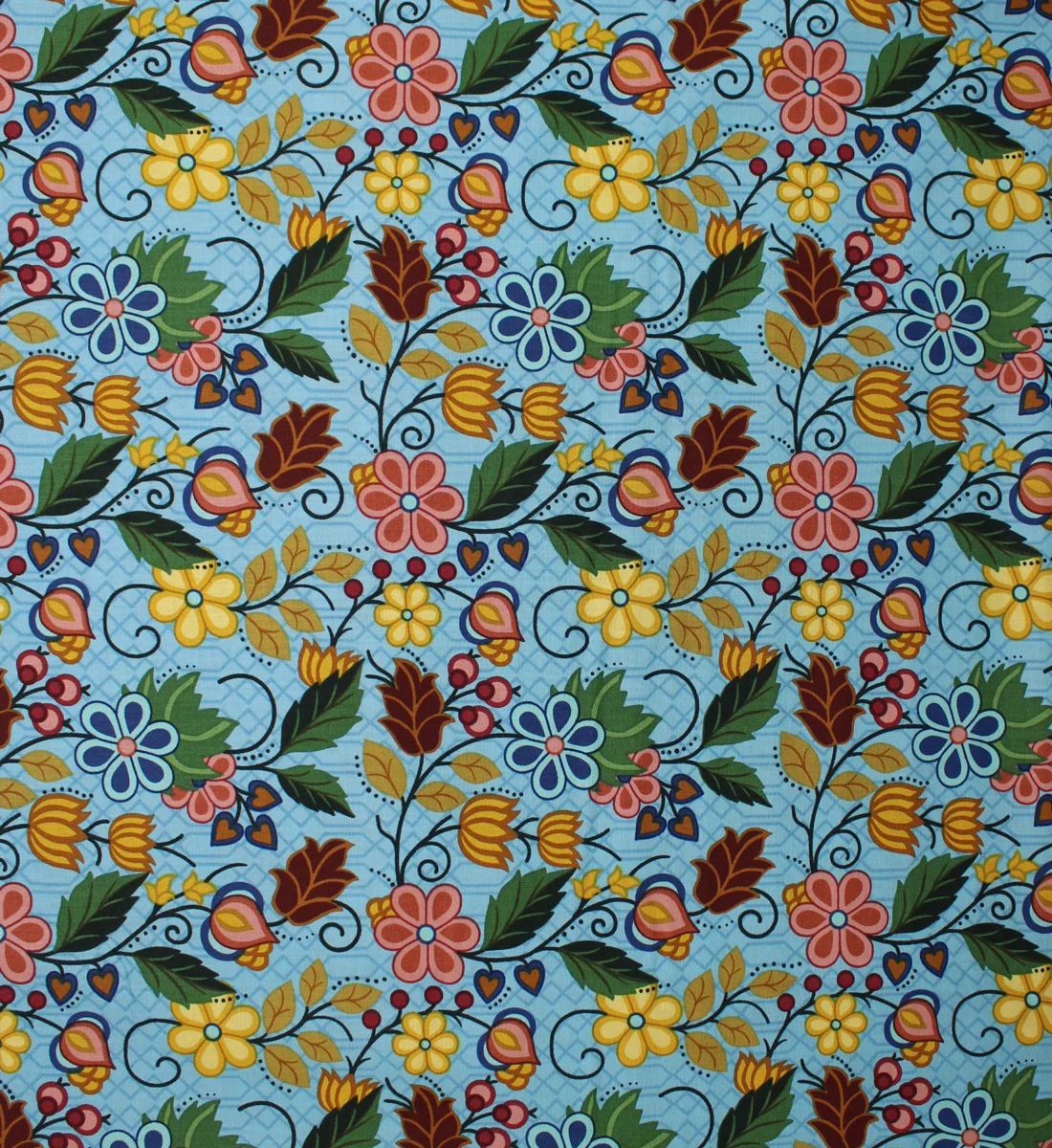 Native Floral 4 - 45" - 100% cotton - Image 5