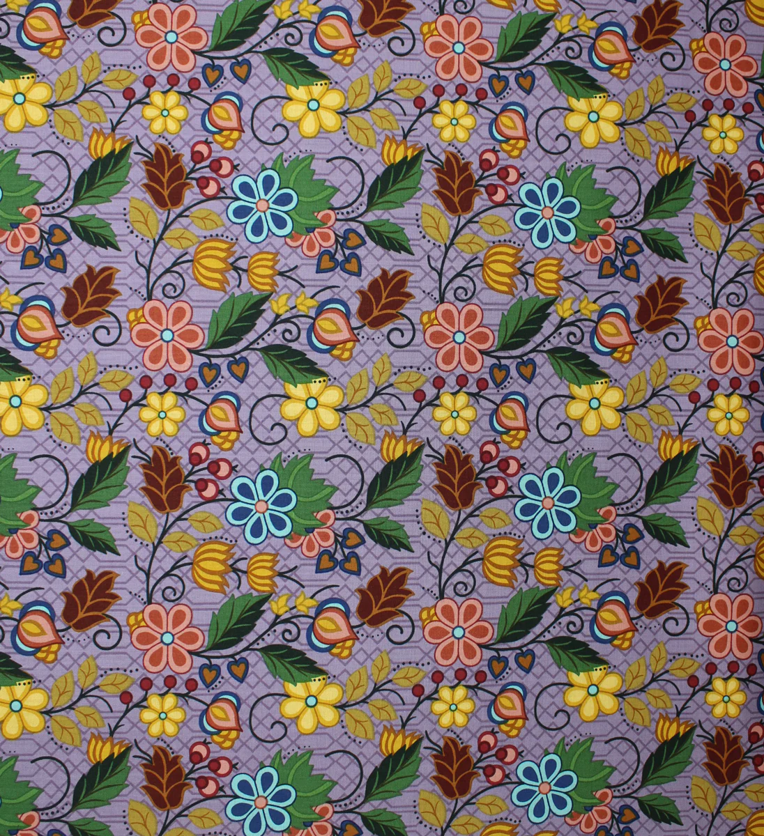 Native Floral 4 - 45" - 100% cotton - Image 8