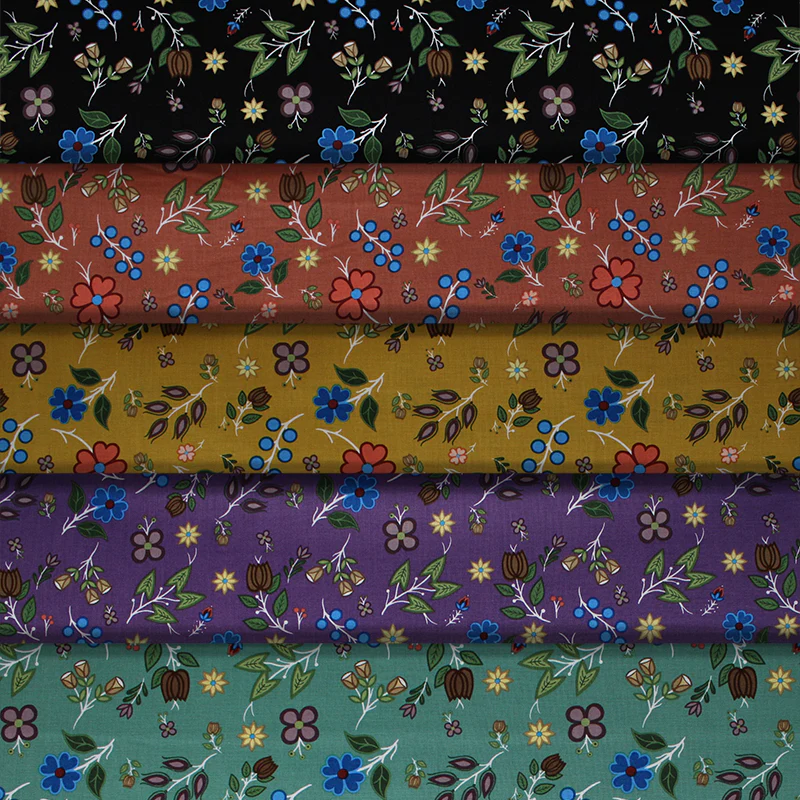 Native Floral 6 - 45'' - 100% cotton