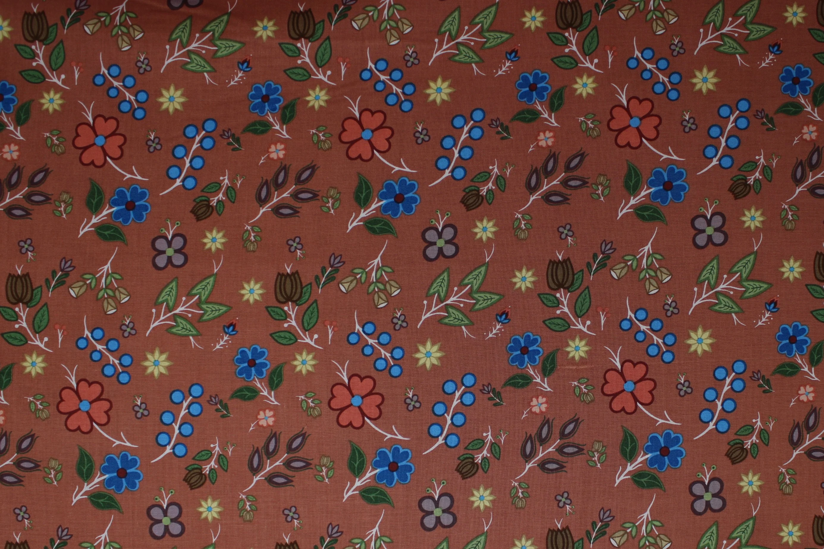 Native Floral 6 - 45'' - 100% cotton - Image 5