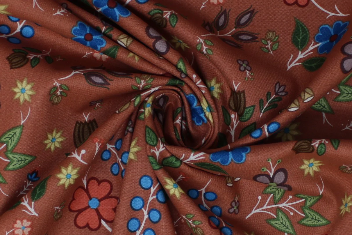Native Floral 6 - 45'' - 100% cotton - Image 7