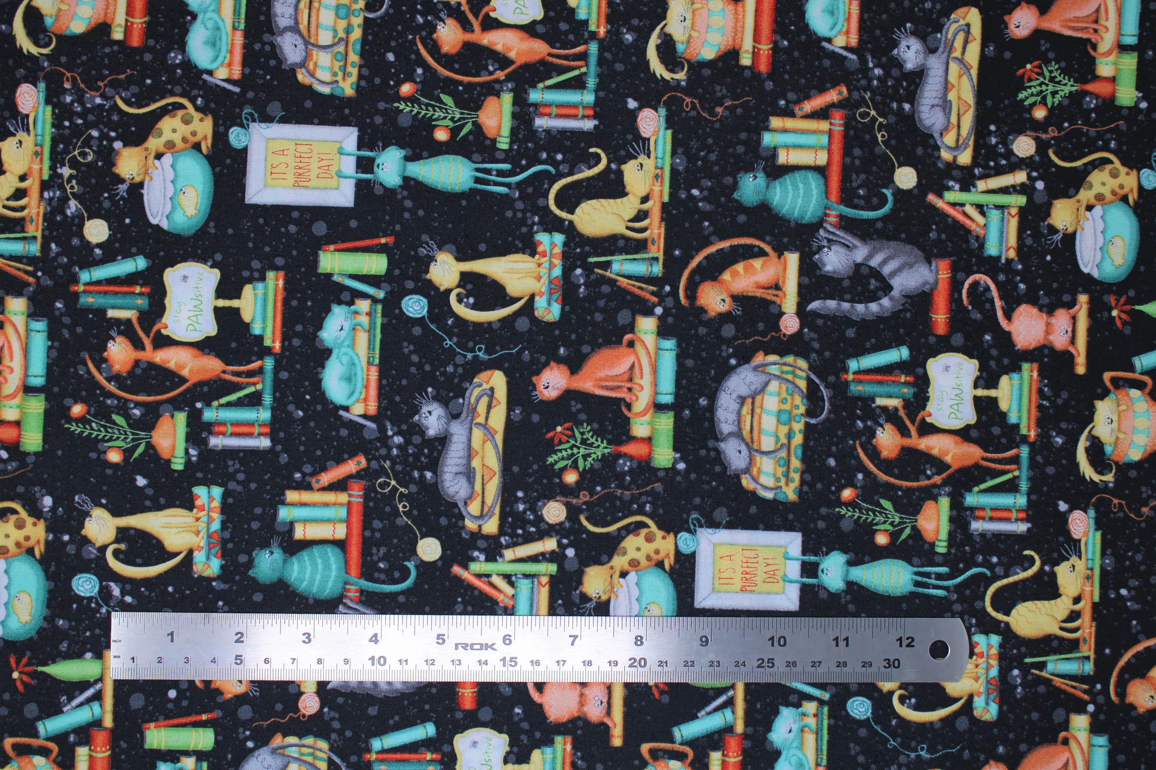 Purrfect Day - 44/45" - 100% Cotton - Image 5