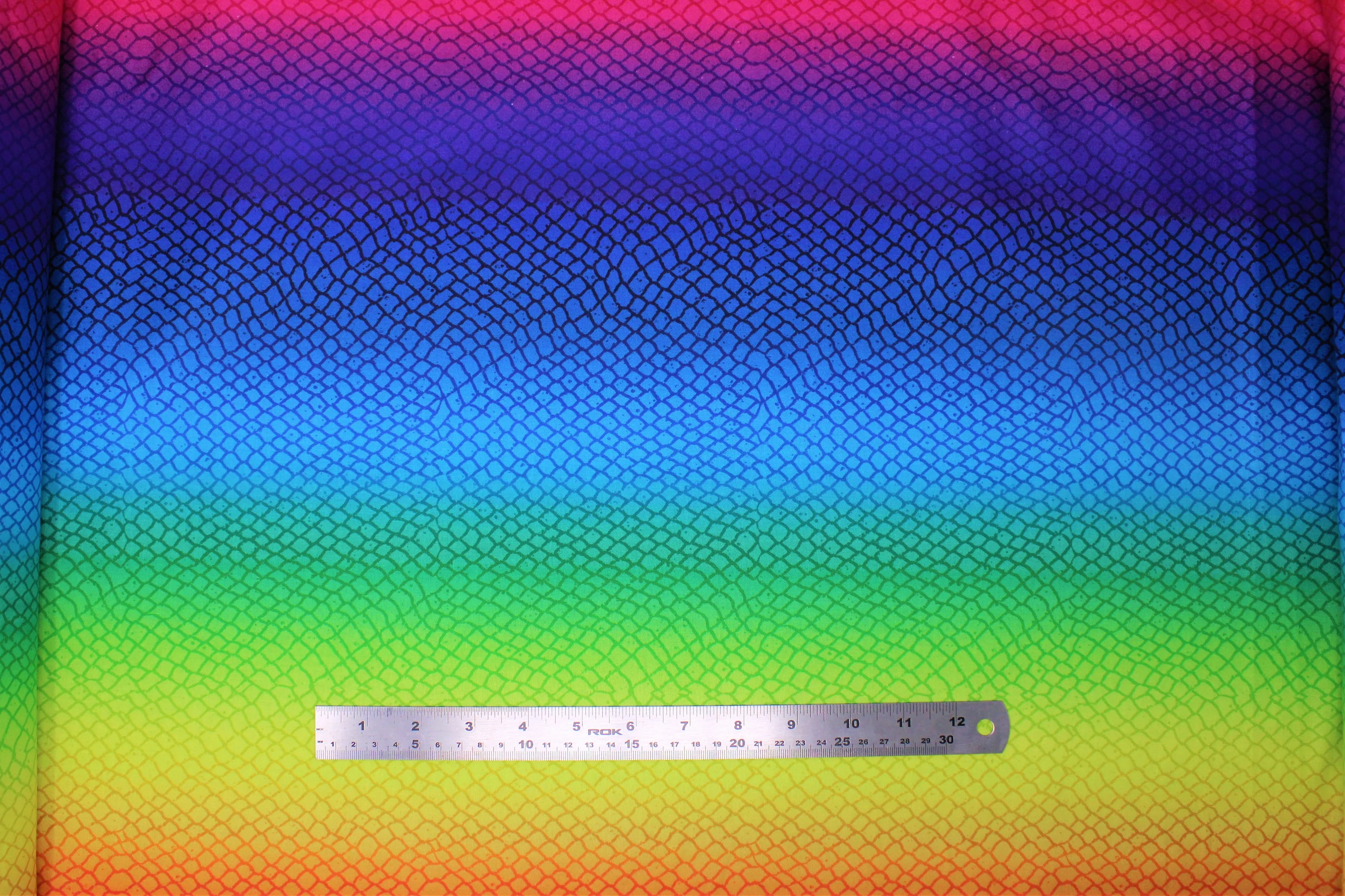 Rainbow Dragon - 45" - 100% Cotton - Image 6