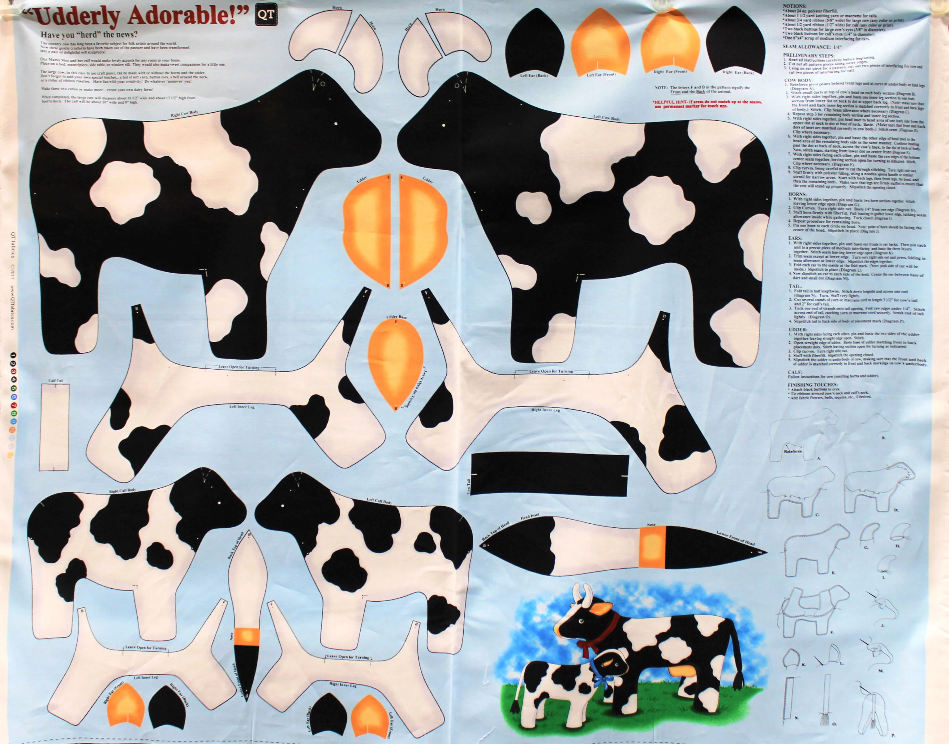 Sew & Go Panels - 45" - 100% Cotton - Image 4