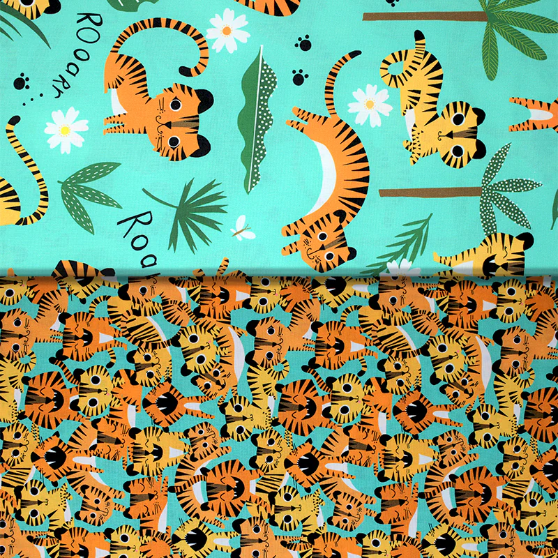 Tiger Tails - 44/45" - 100% Cotton
