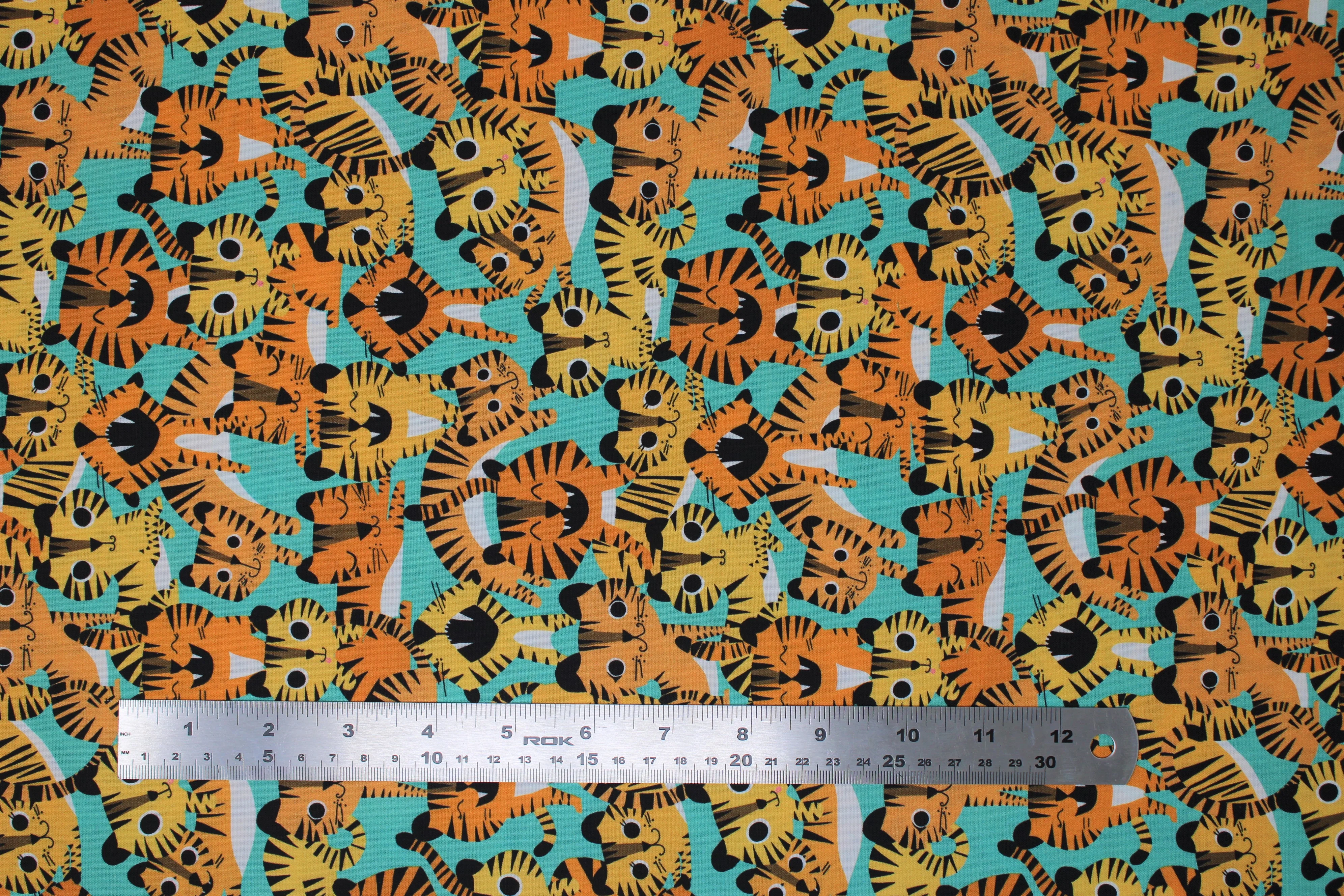 Tiger Tails - 44/45" - 100% Cotton - Image 4