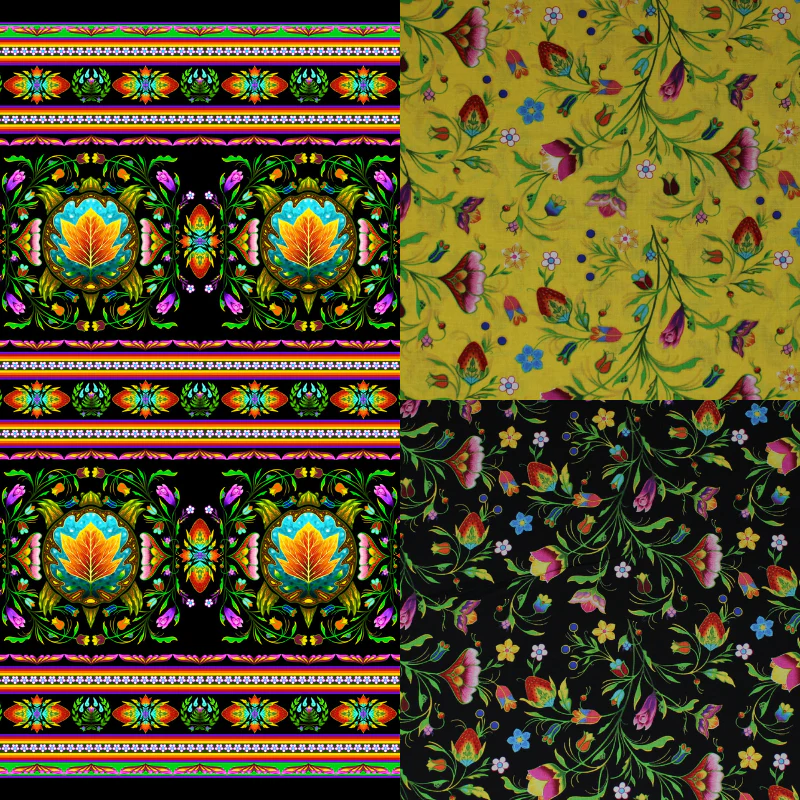 Turtle Island - 45" - 100% cotton