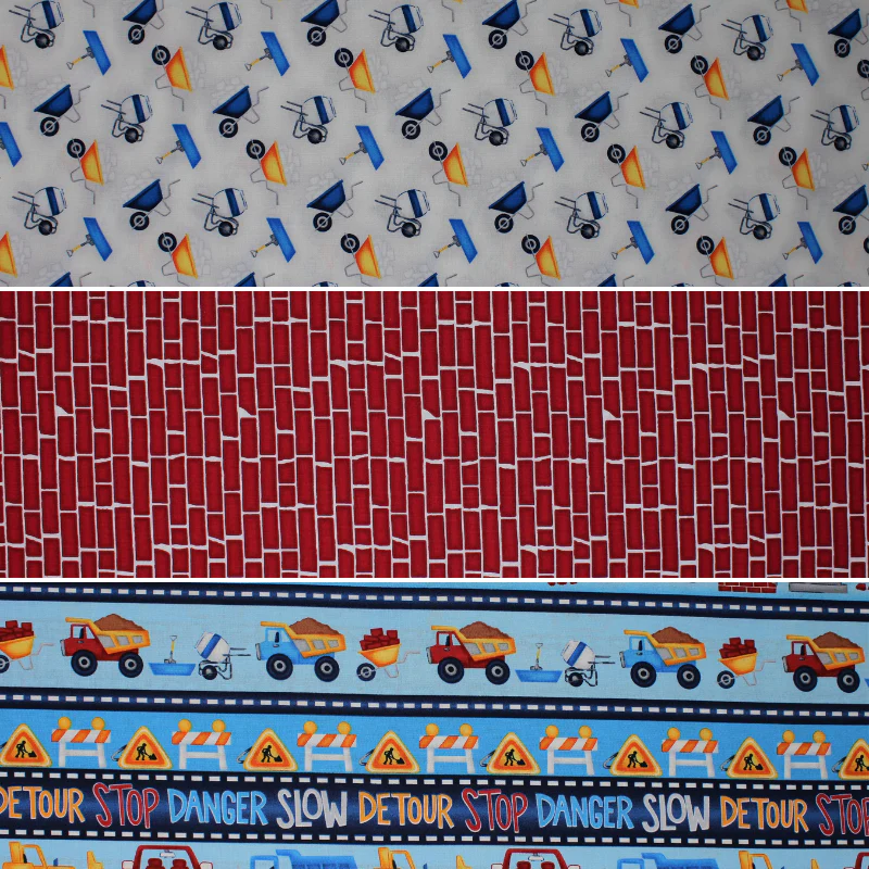 Under Construction - 45" - 100% Cotton