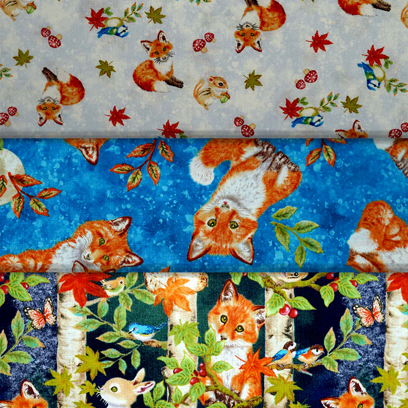 Auburn Fox - 44/45" - 100% Cotton