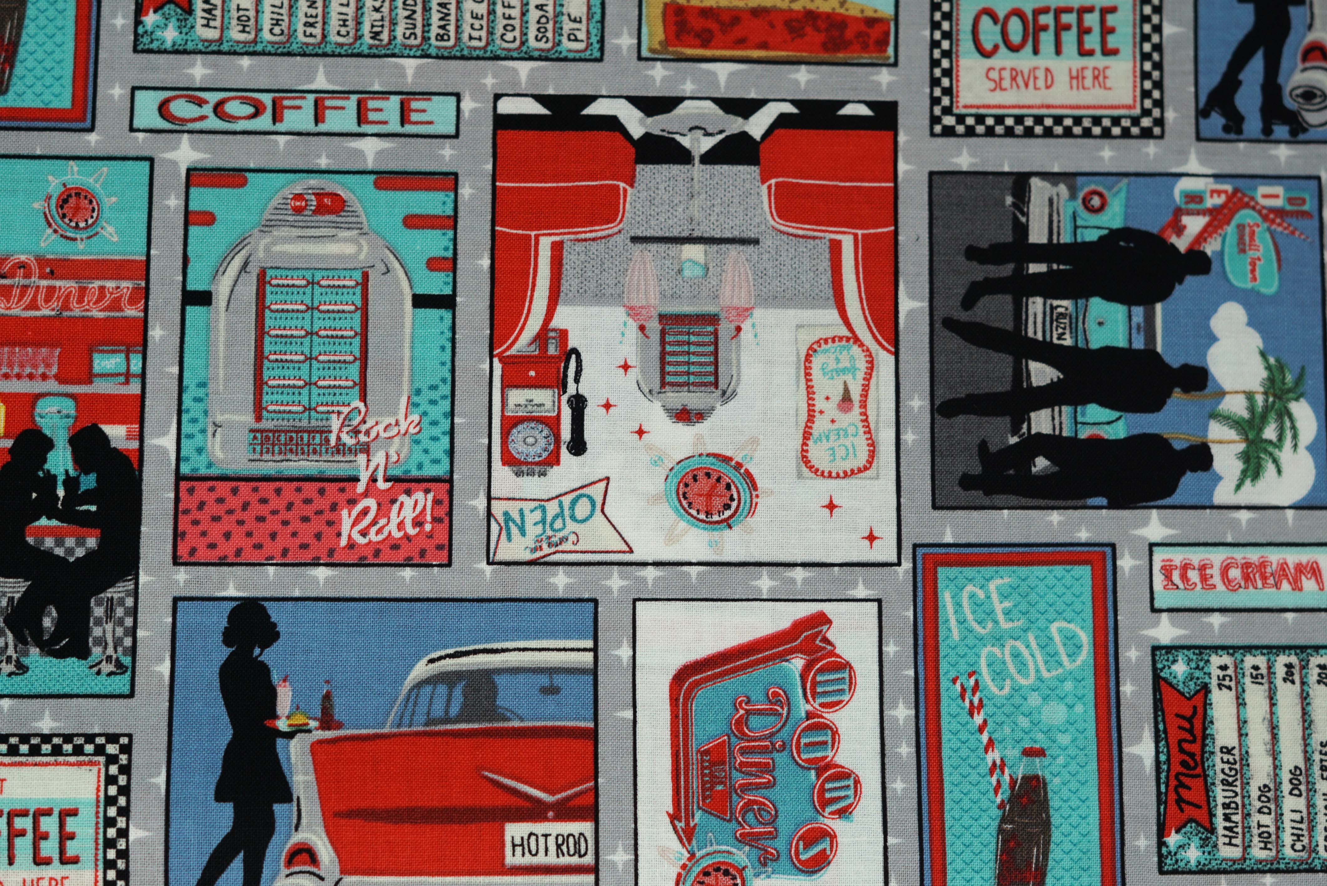 Diners 'N Drive-Ins - 44/45" - 100% Cotton - Image 14