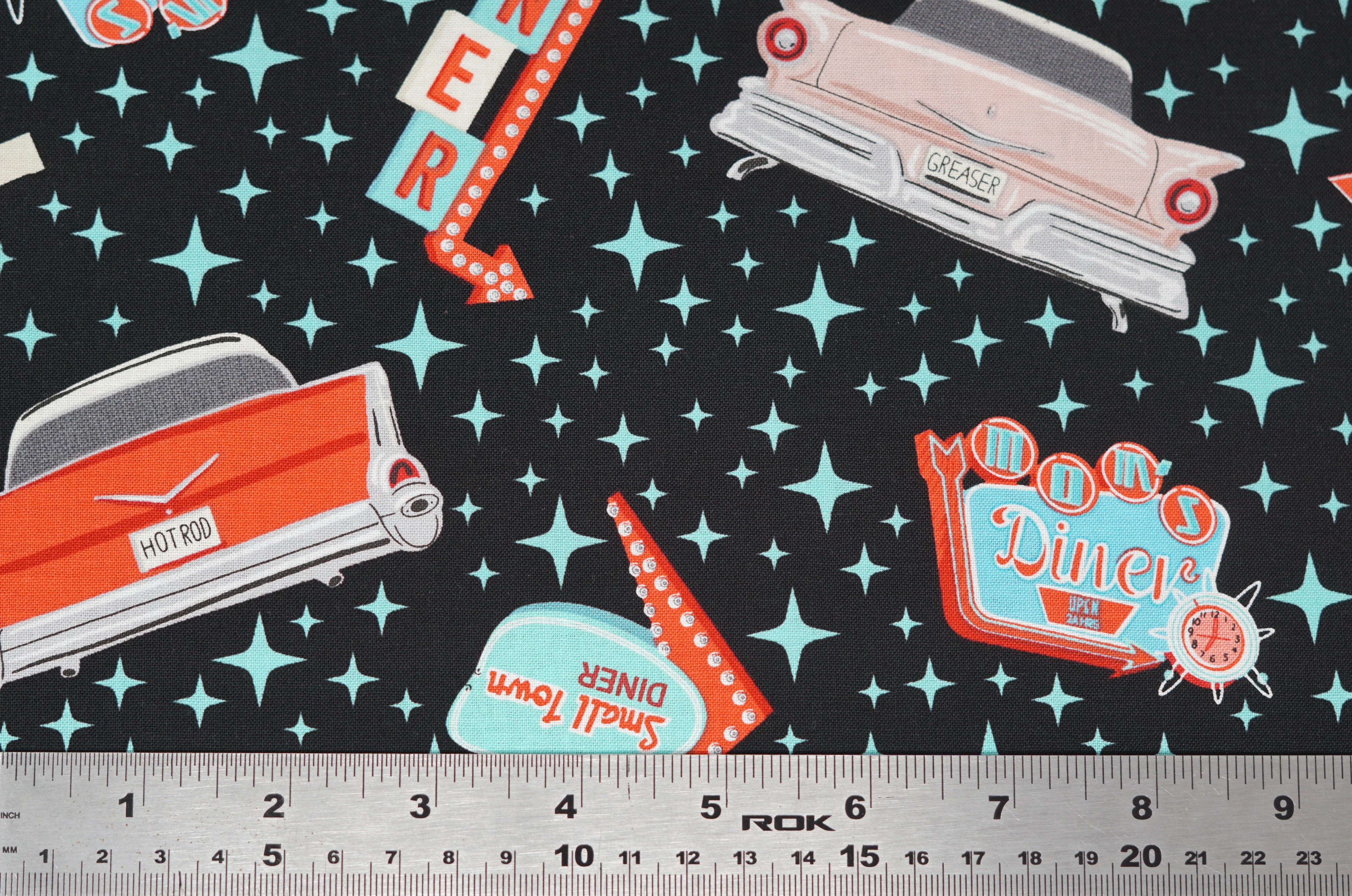 Diners 'N Drive-Ins - 44/45" - 100% Cotton - Image 3