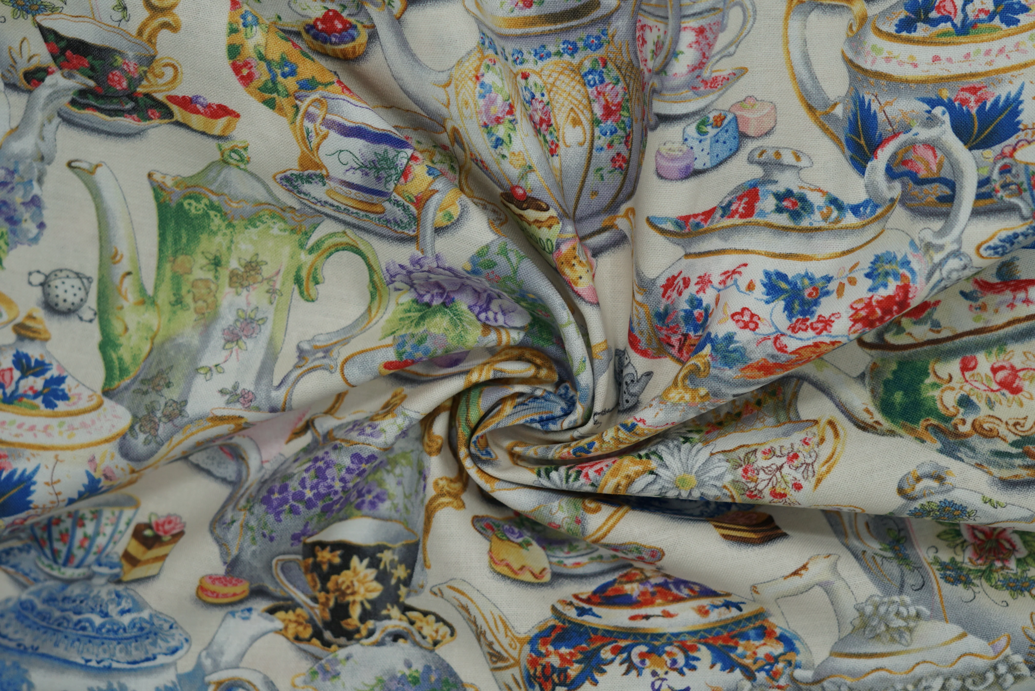 Fancy Tea - 44/45" - 100% Cotton - Image 10