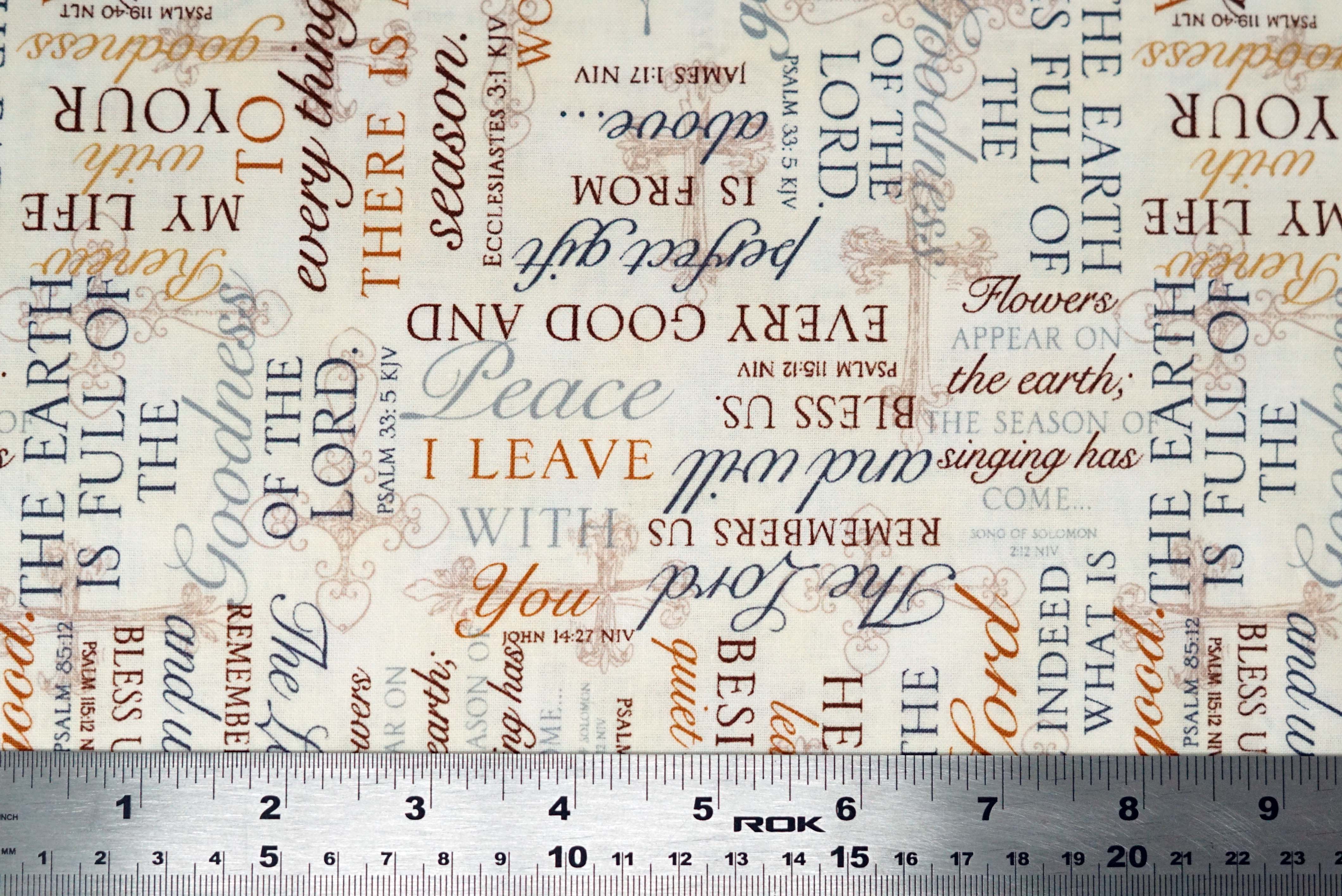He Leads Me - 44/45" - 100% Cotton - Image 3