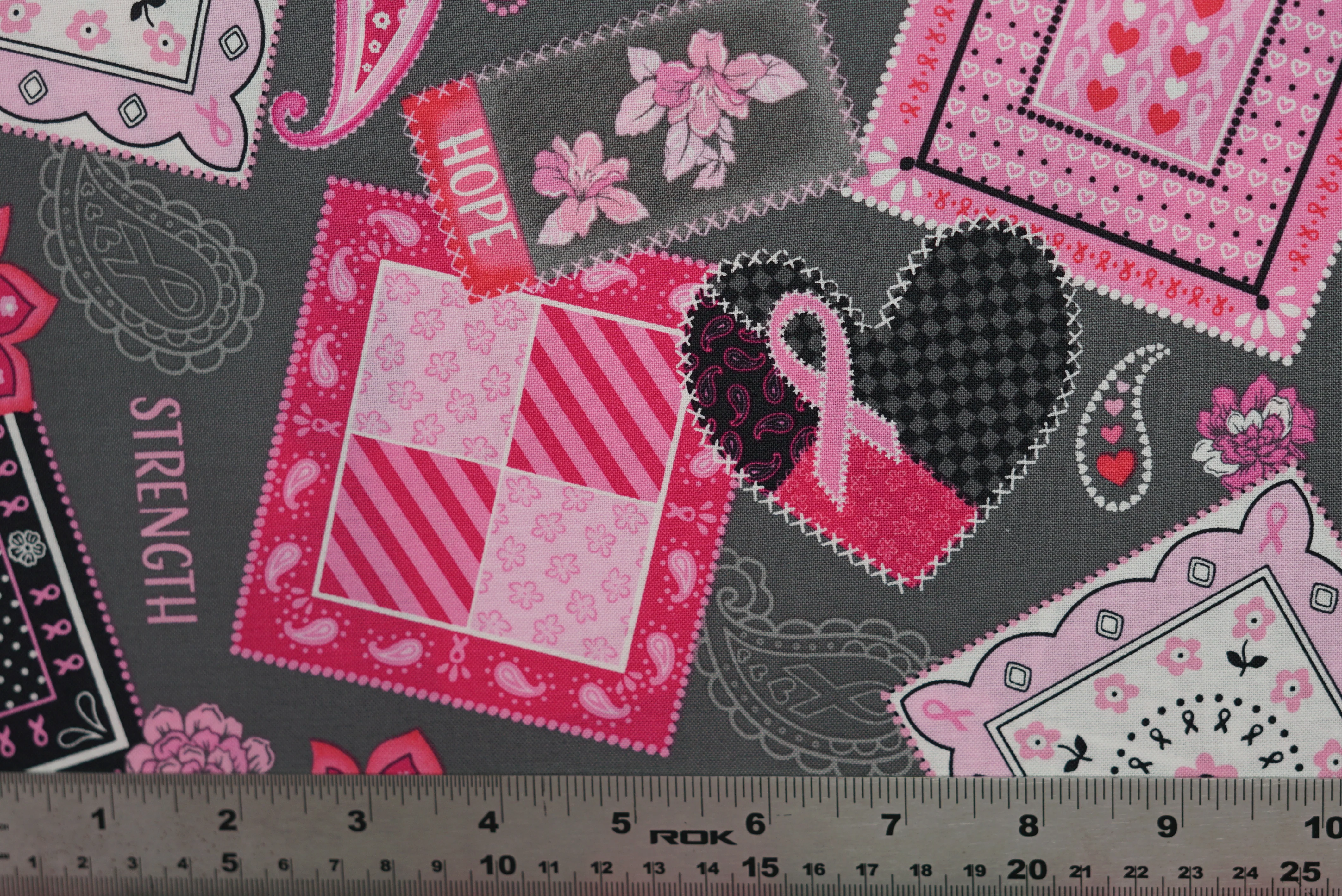 Patches of Hope - 44/45" - 100% Cotton - Image 3