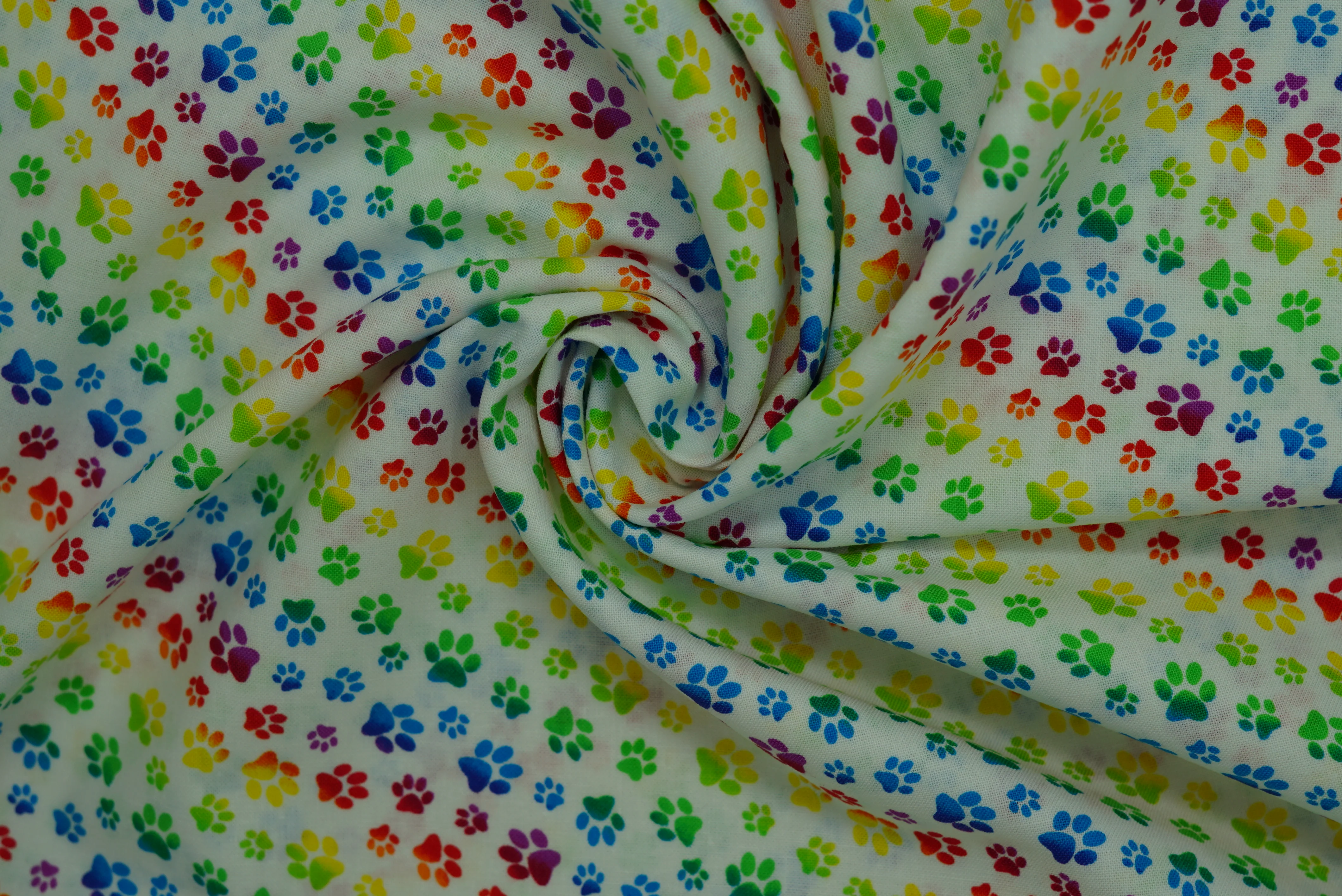 Rainbow Paws - 44/45" - 100% Cotton - Image 4
