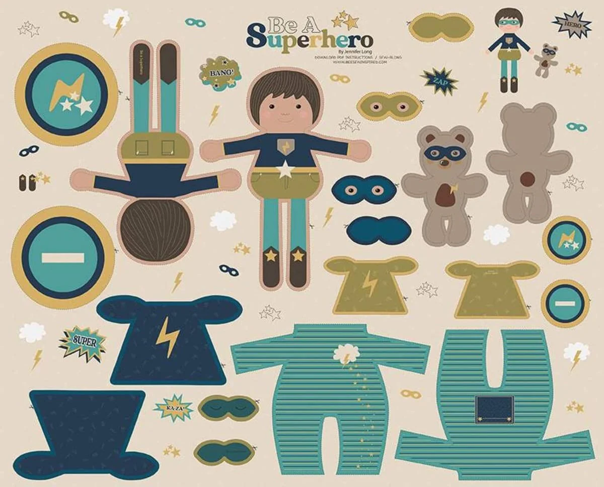 Be A Superhero - 36" x 43.5" - 100% cotton - Image 3