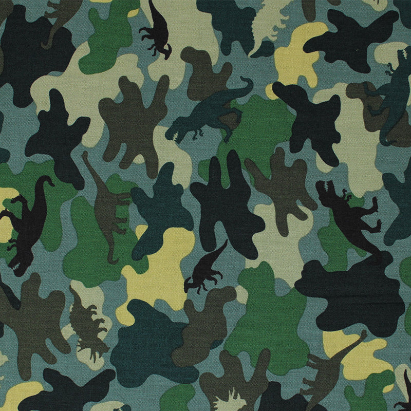 Dino Trek - 44/45" - 100% Cotton