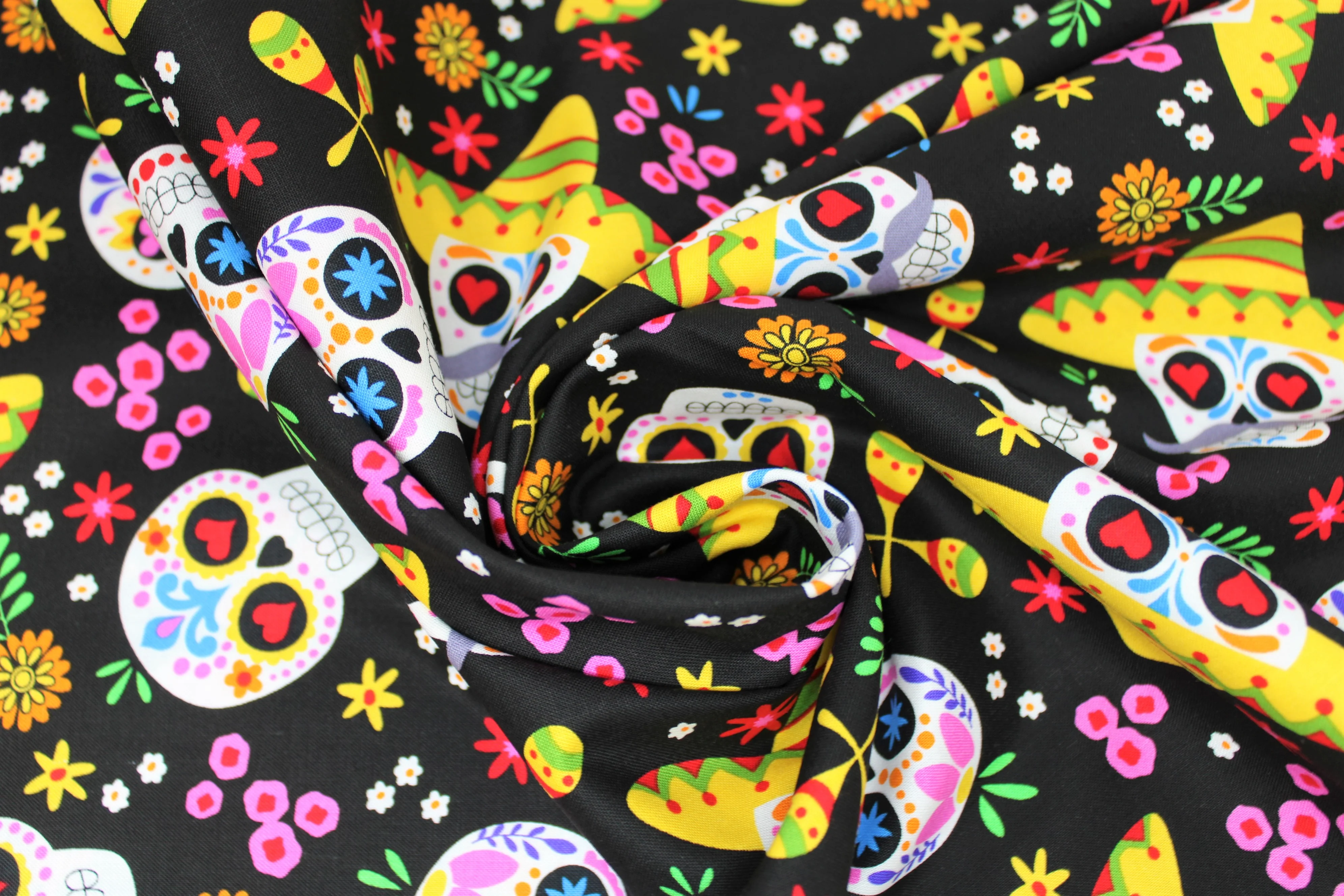 The Day of the Dead - 44/45" - 100% Cotton - Image 3
