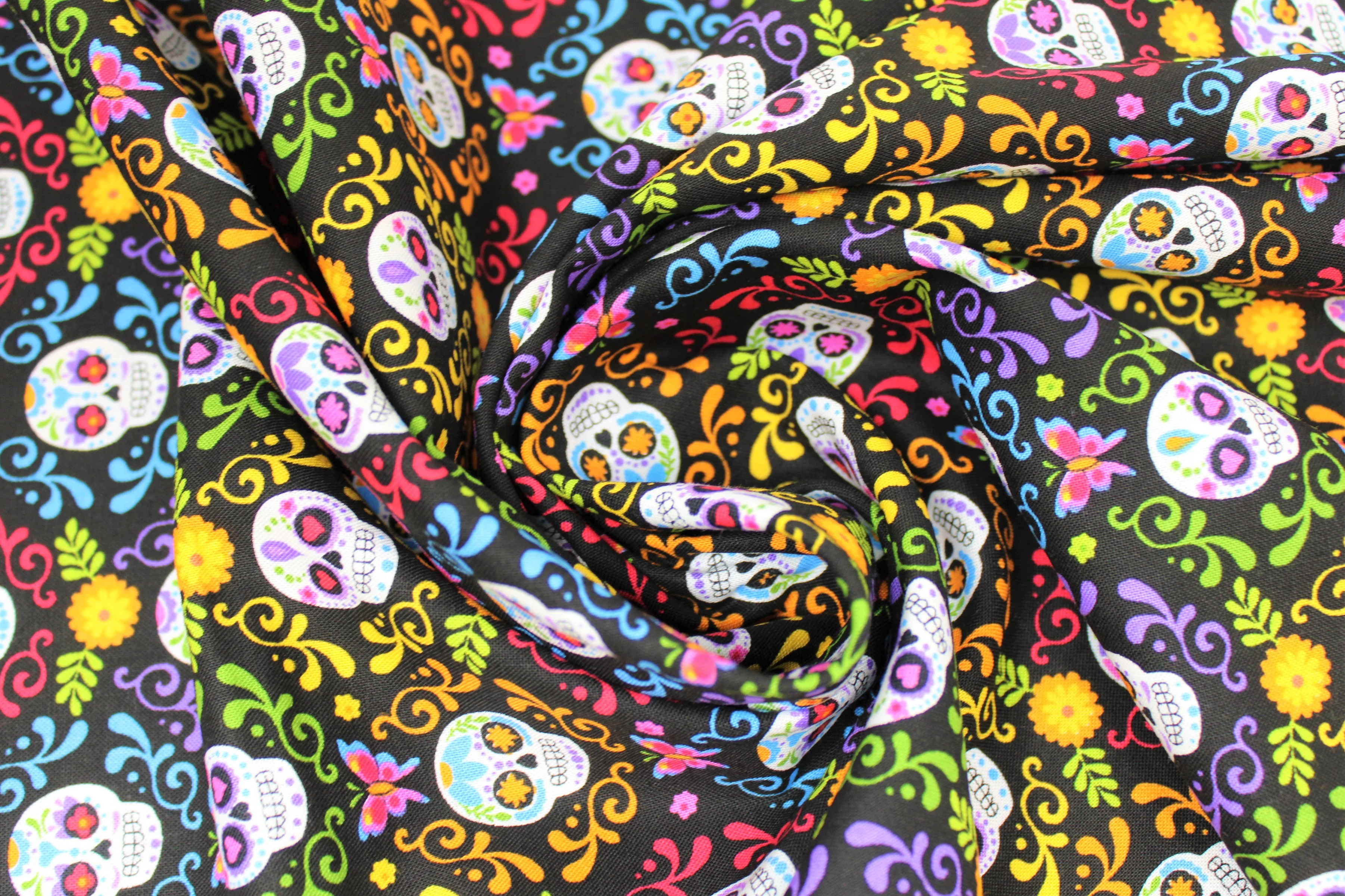 The Day of the Dead - 44/45" - 100% Cotton - Image 7