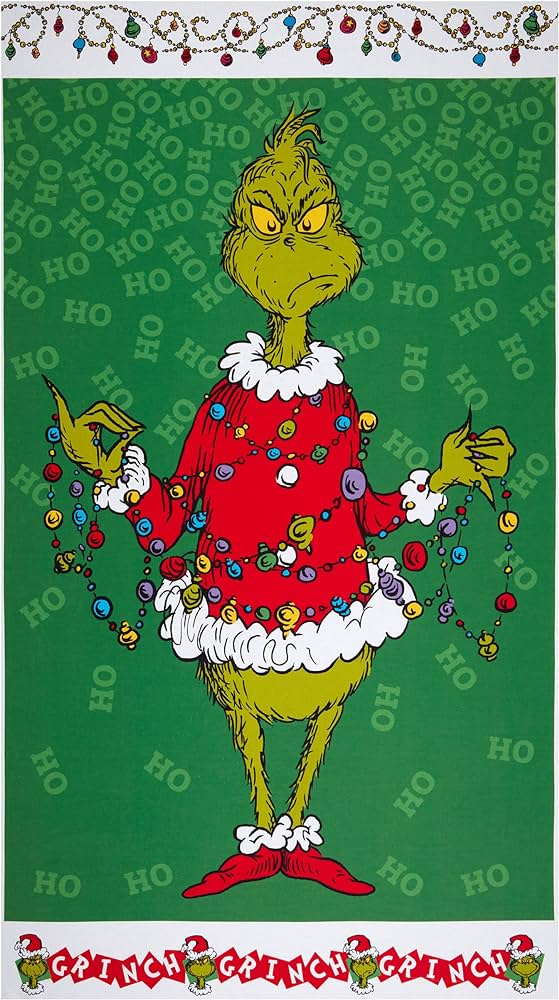 How the Grinch stole Christmas - 44" - 100% Cotton - Image 15
