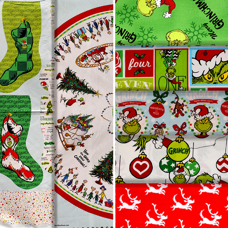 How the Grinch stole Christmas - 44" - 100% Cotton - Image 2