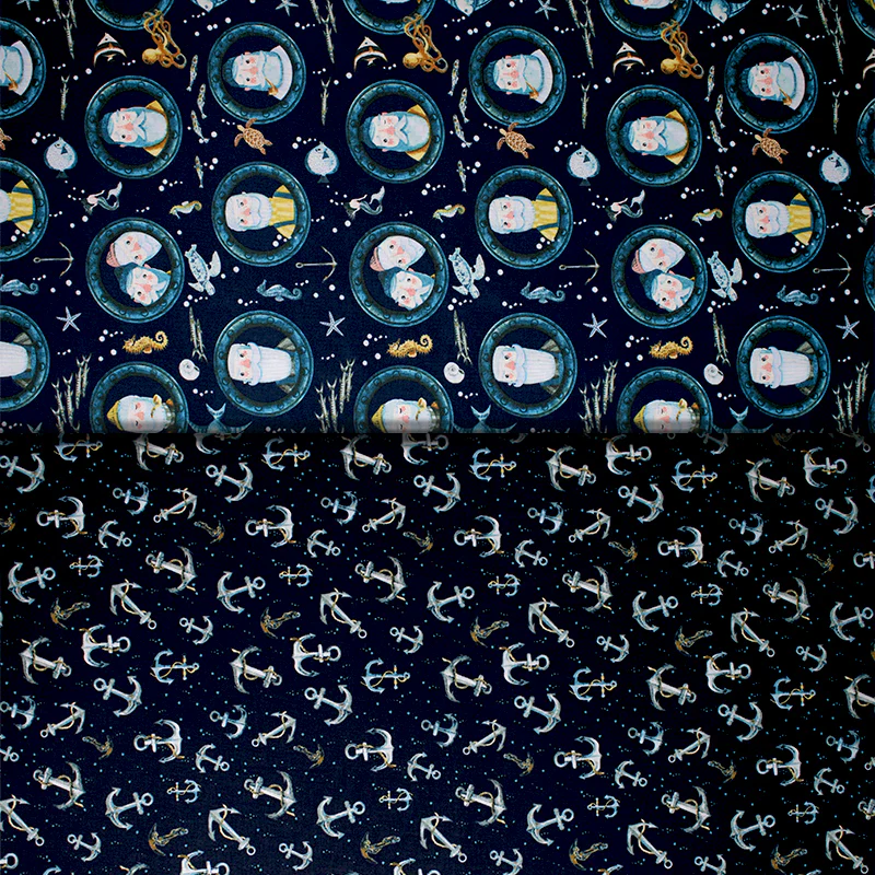 Hook, Line & Sinker - 44" - 100% Cotton (Dear Stella)