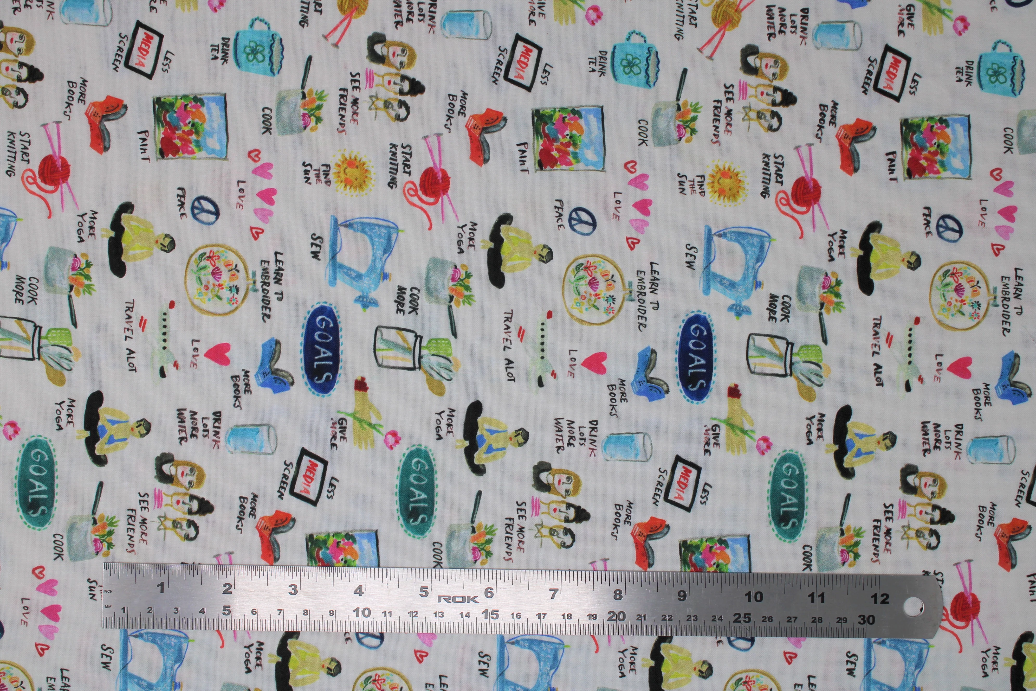 No Place Like Om - 44/45" - 100% Cotton - Dear Stella - Image 4