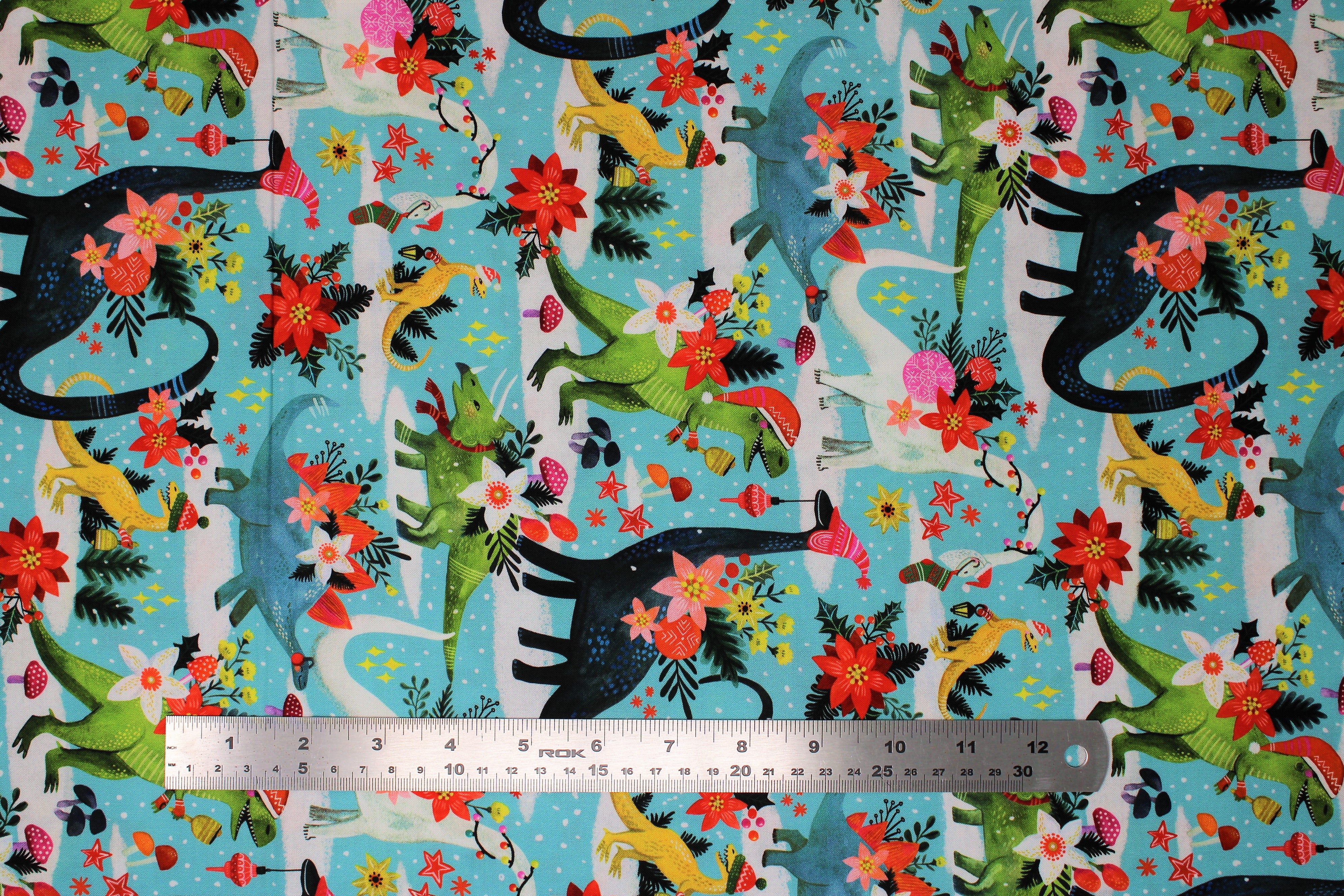 Rebel Without a Claus - 45" - 100% Cotton - Image 2
