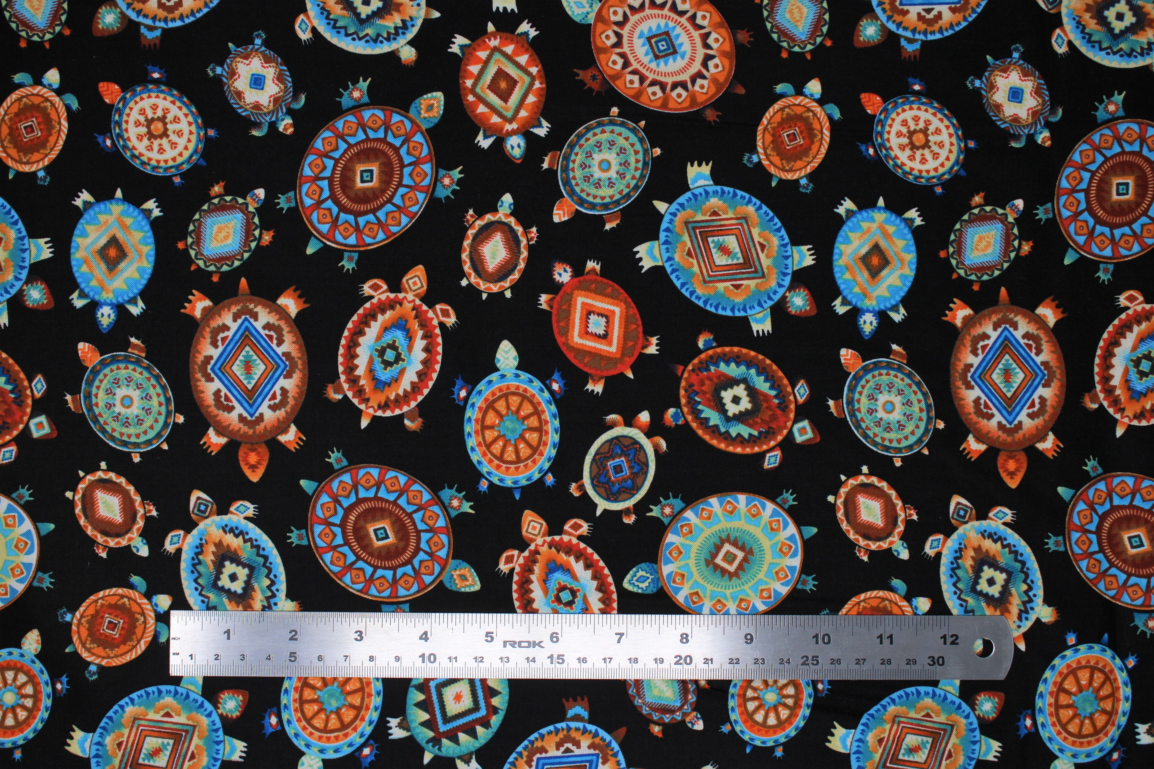 Southwest Turtles - 44/45" - 100% Cotton - Image 2