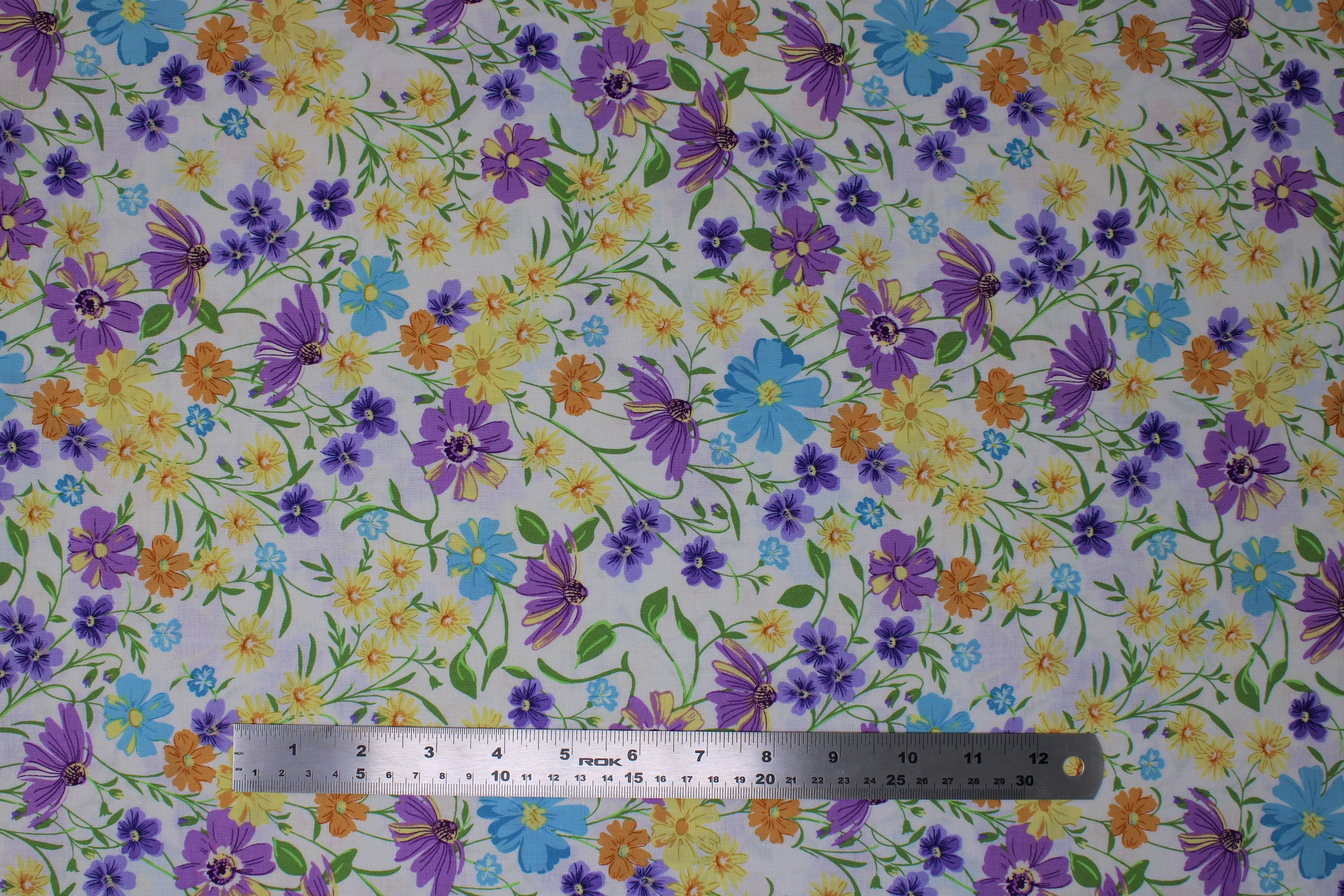 Wildflowers - 44" - 100% Cotton (Robert Kaufman) - Image 4