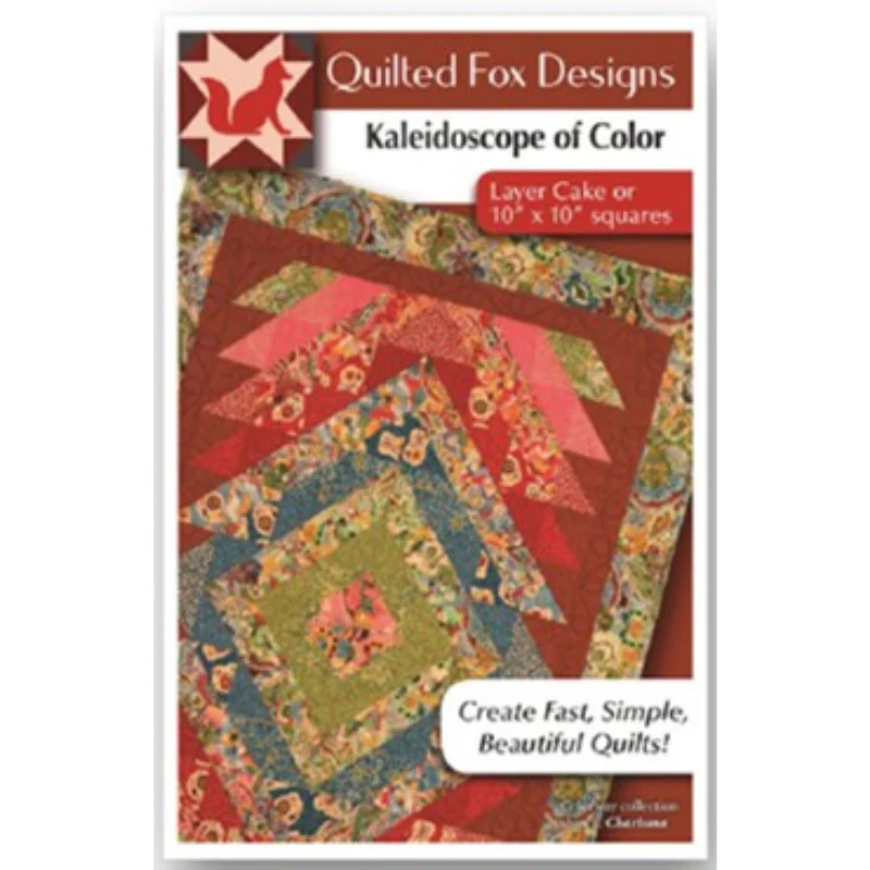 Kaleidoscope of Color - Quilting Pattern - Quilted Fox Designs