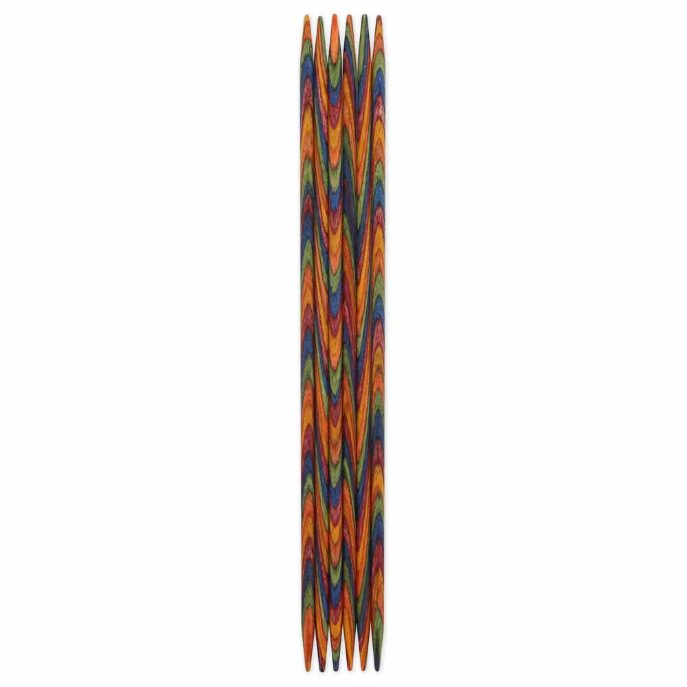 KNIT PICKS - Rainbow Wood Double Point Knitting Needles - 6" - Image 12
