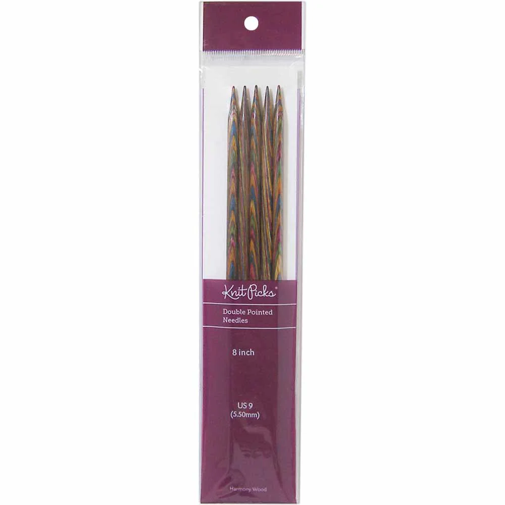 KNIT PICKS - Rainbow Wood Double Point Knitting Needles - 8" - Image 7
