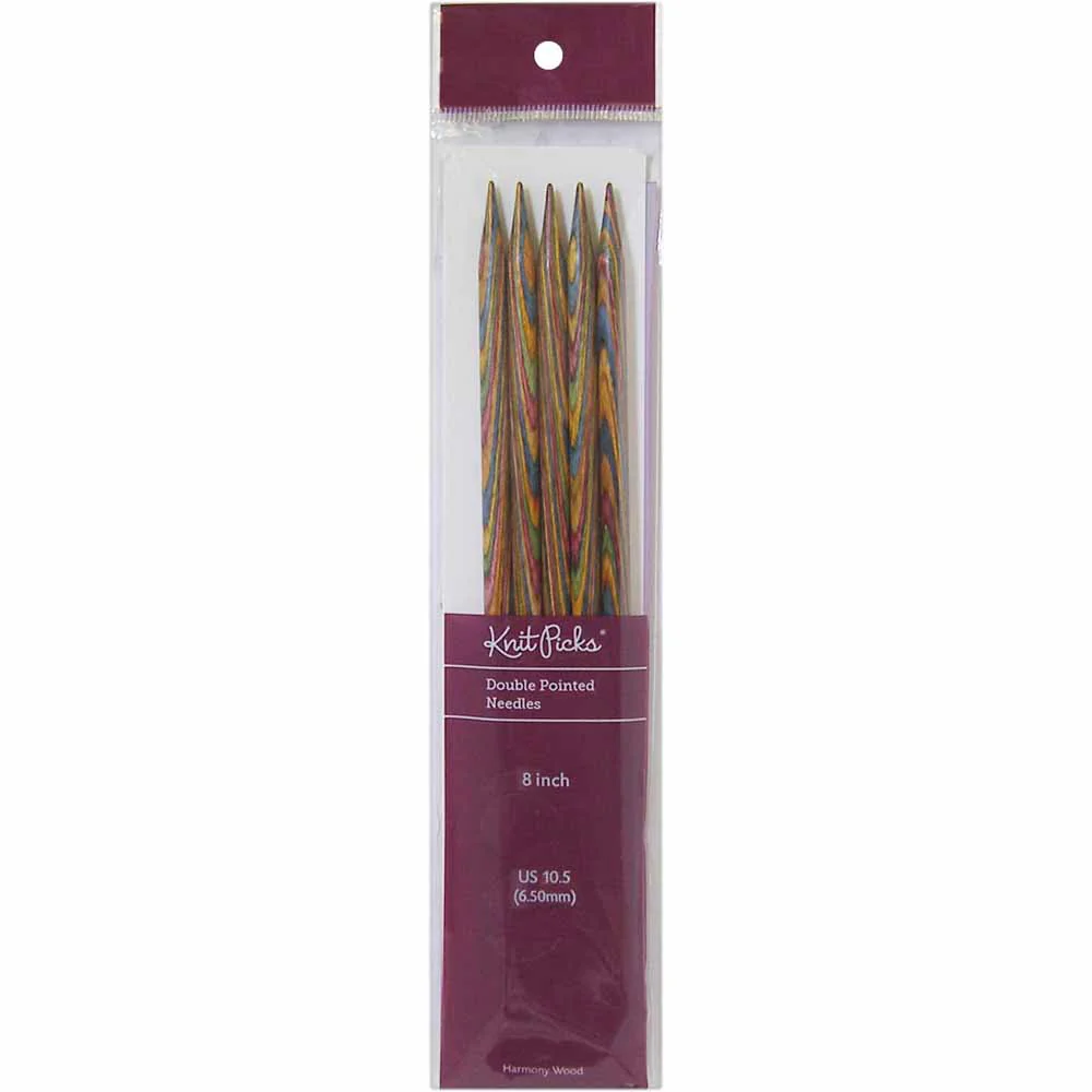 KNIT PICKS - Rainbow Wood Double Point Knitting Needles - 8" - Image 9