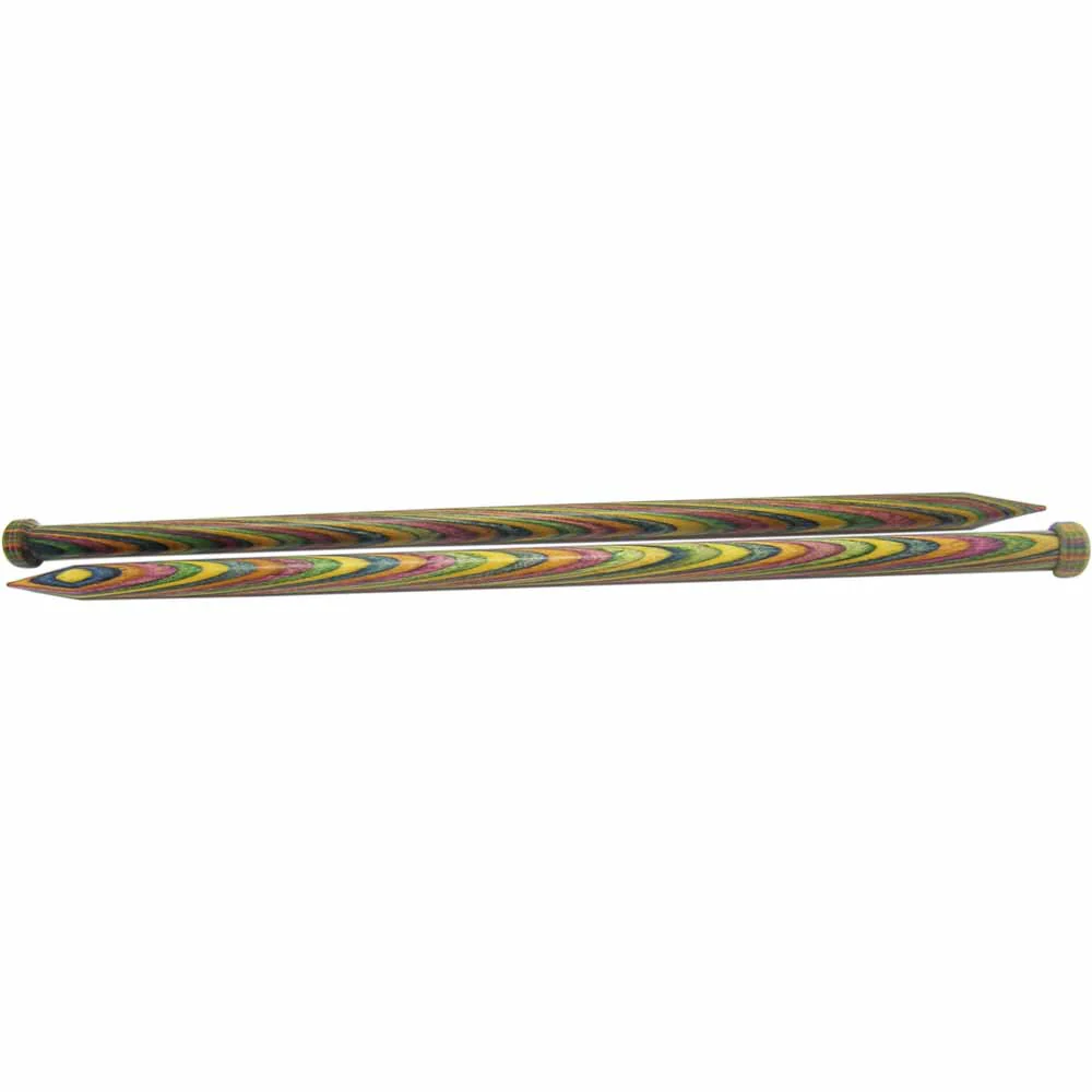 KNIT PICKS - Rainbow Wood Single Point Knitting Needles - 14" - Image 11