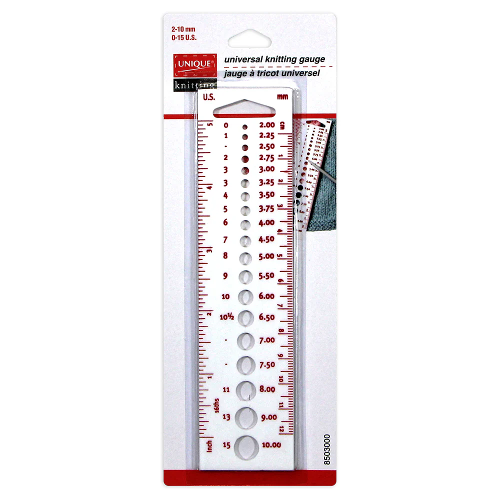 Knitting Gauge Universal - Plastic - UNIQUE