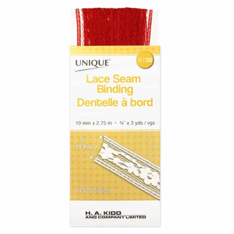 Lace Seam Binding 19mm x 2.75m - Unique Brand - Image 2