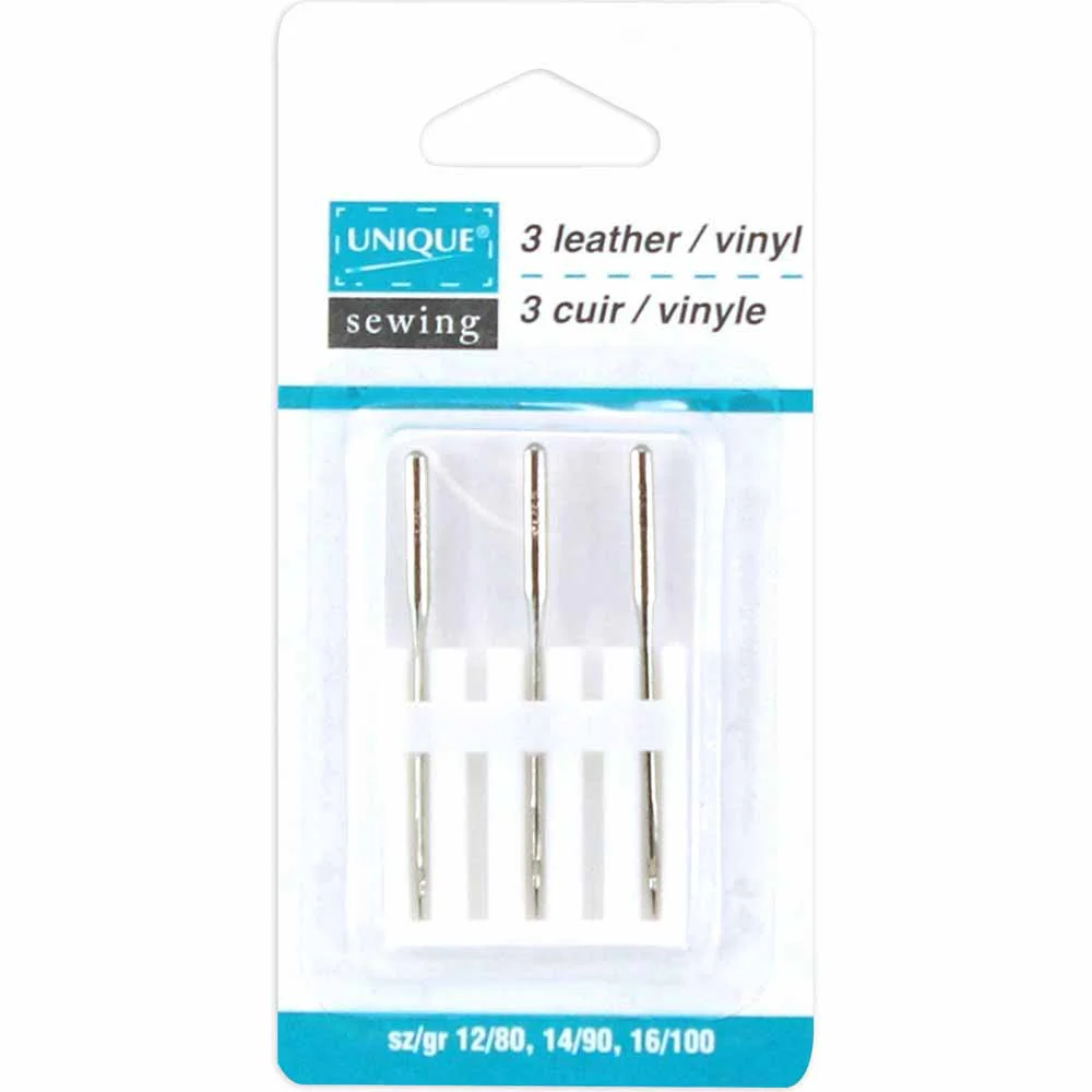 Leather/Vinyl Machine Needles Asst - UNIQUE