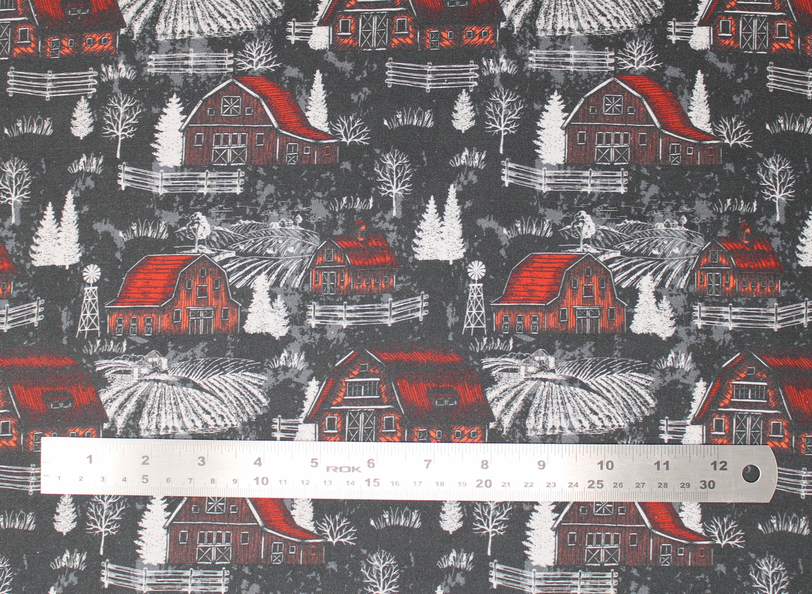 Barn - 45" - 100% Cotton - Image 2