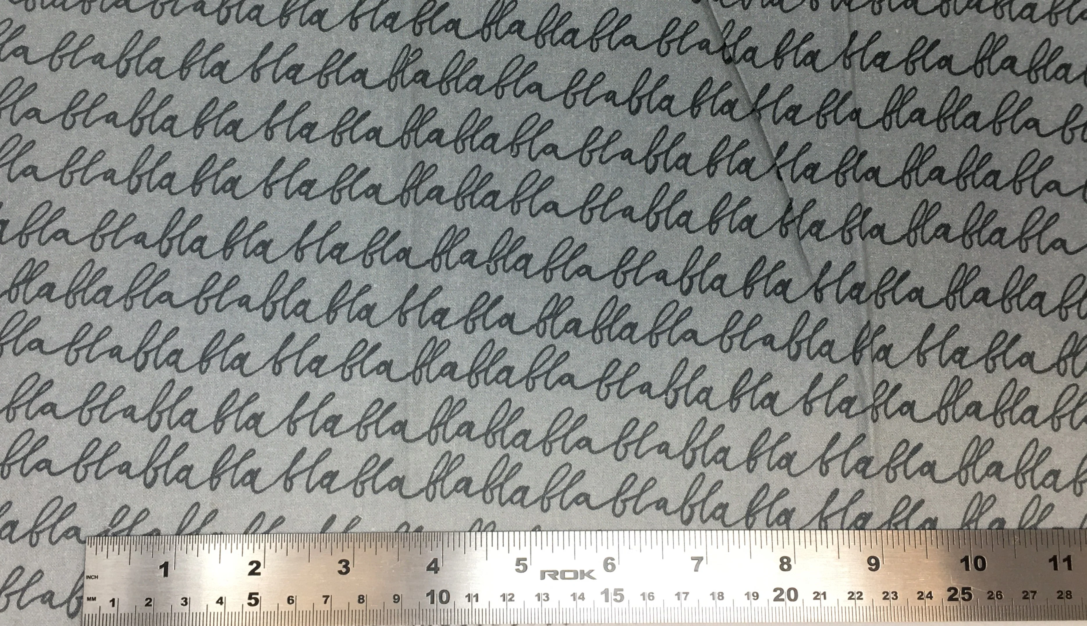 Bla bla bla - 45" - 100% Cotton - Image 3