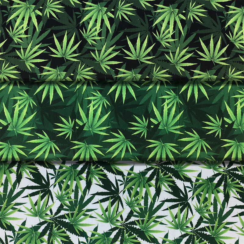 Cannabis Layers - 45" - 100% Cotton - Len's Mill prints