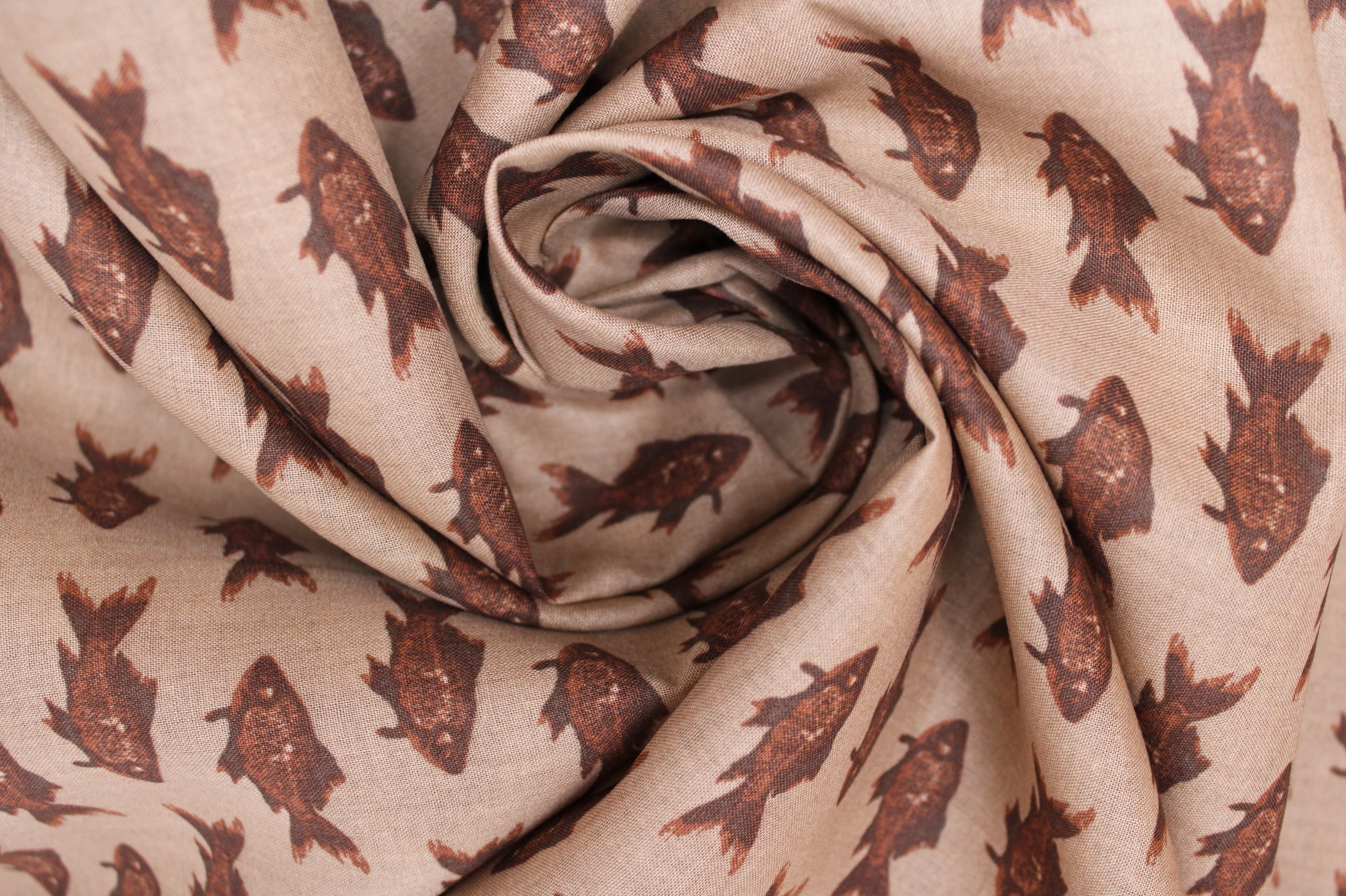 Fish - 45" - 100% Cotton - Len's Mill prints - Image 3